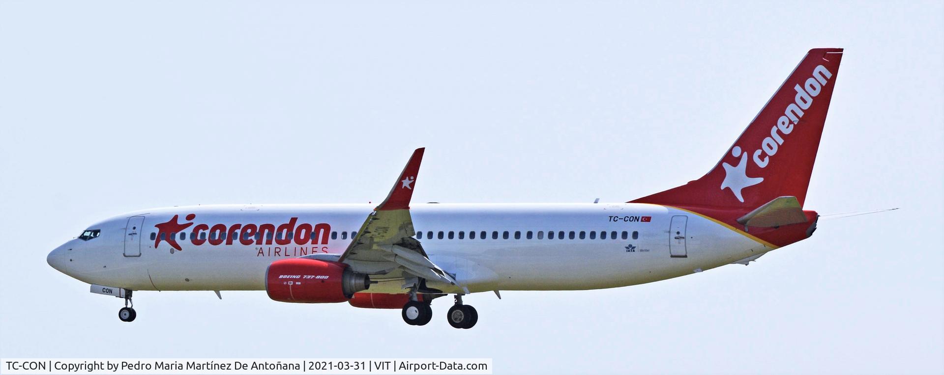 TC-CON, 2011 Boeing 737-81D C/N 39412, Aeropuerto de Foronda - Vitoria-Gasteiz - Euskadi - España
