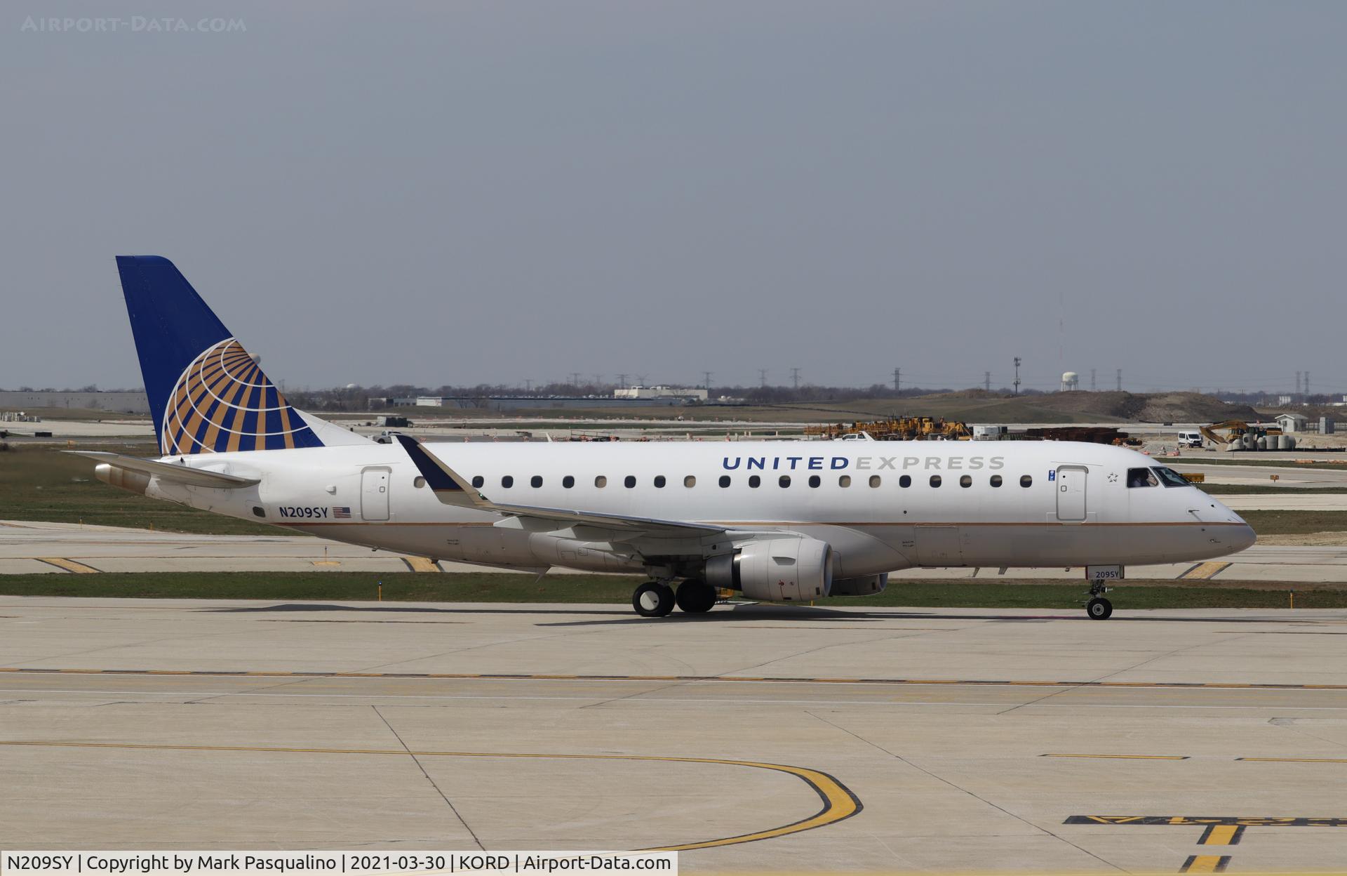 N209SY, 2017 Embraer 175LR (ERJ-170-200LR) C/N 17000645, ERJ-170-200LR