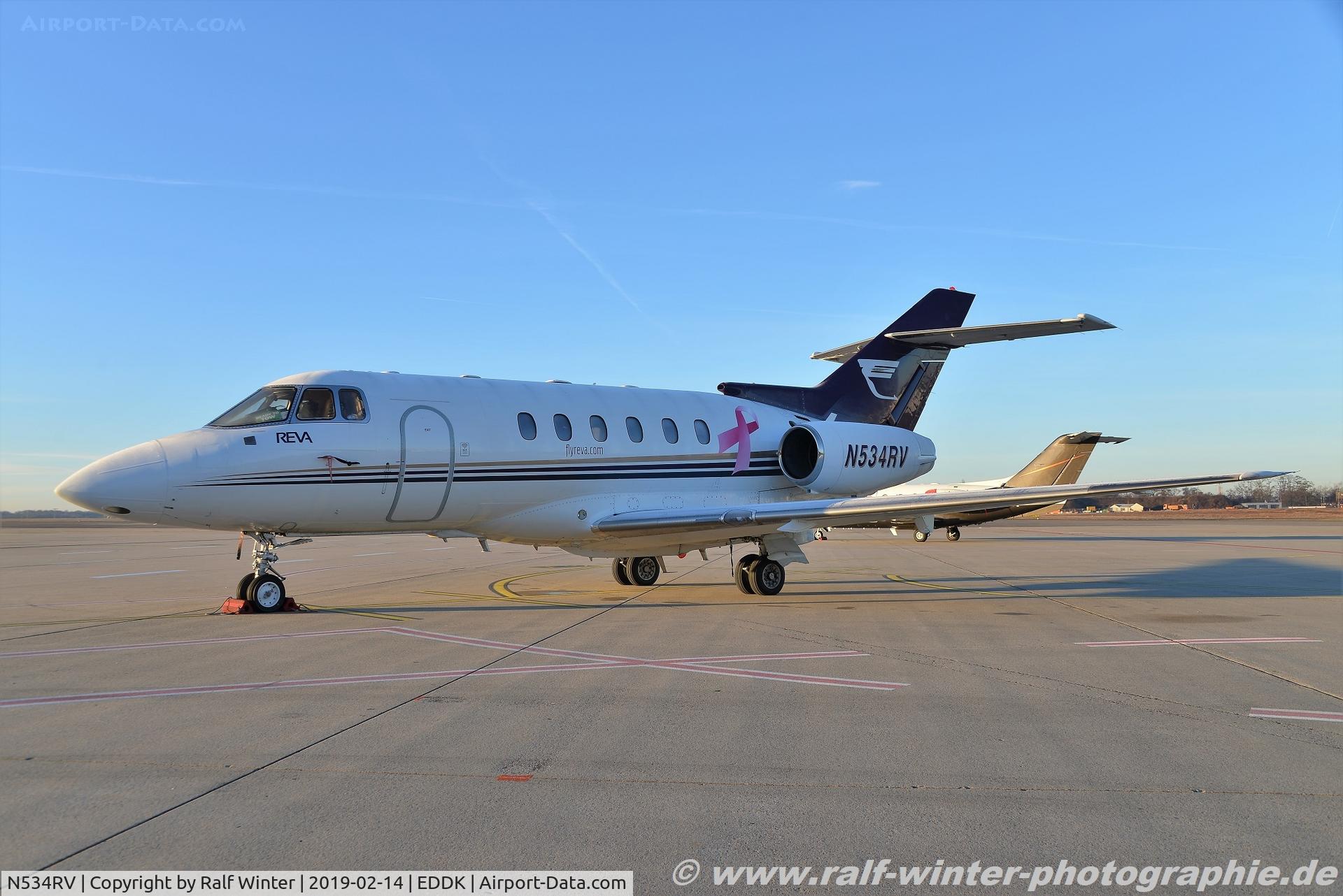N534RV, 1999 Raytheon Hawker 800XP C/N 258416, Raytheon Aircraft Hawker 800XP - Aero Jet Aviation - 258416 - N534RV - 14.02.2019 - CGN