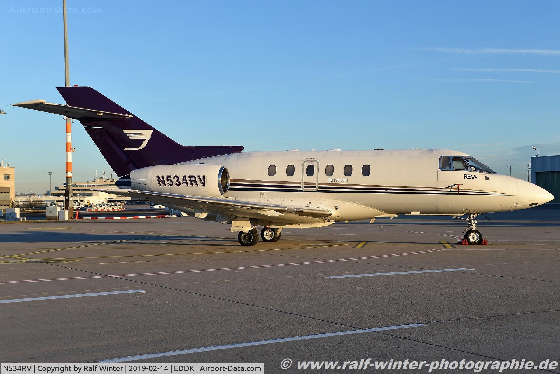N534RV, 1999 Raytheon Hawker 800XP C/N 258416, Raytheon Aircraft Hawker 800XP - Aero Jet Aviation - 258416 - N534RV - 14.02.2019 - CGN