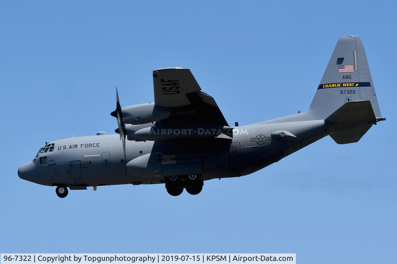96-7322, 1996 Lockheed C-130H Hercules C/N 382-5431, ANVIL63