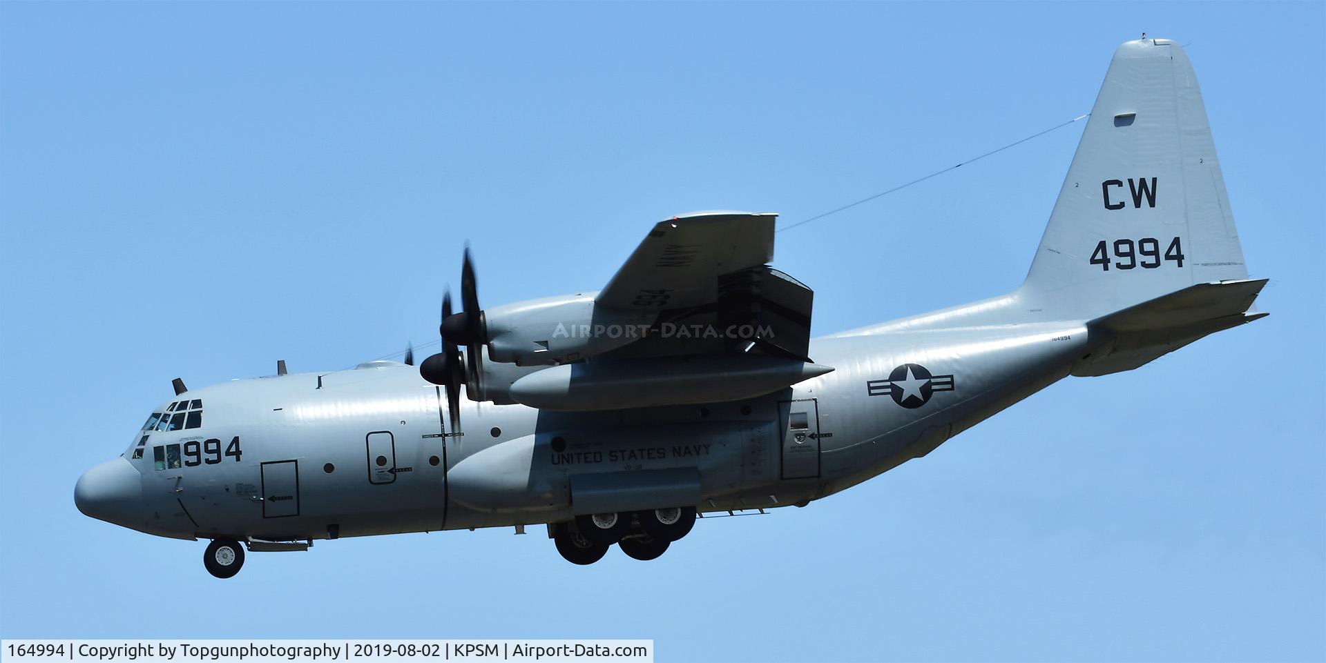 164994, Lockheed C-130T Hercules C/N 382-5299, landing RW34