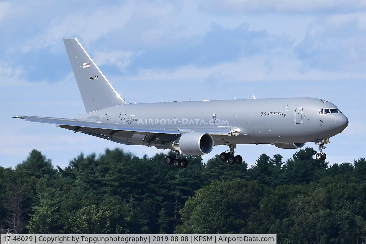 17-46029, 2019 Boeing KC-46A Pegasus (767-2LKC) C/N 34110, PACK01, the first KC-46A delivered to an ANG unit. The 157th ARW used to fly KC-135's for over 30 years.