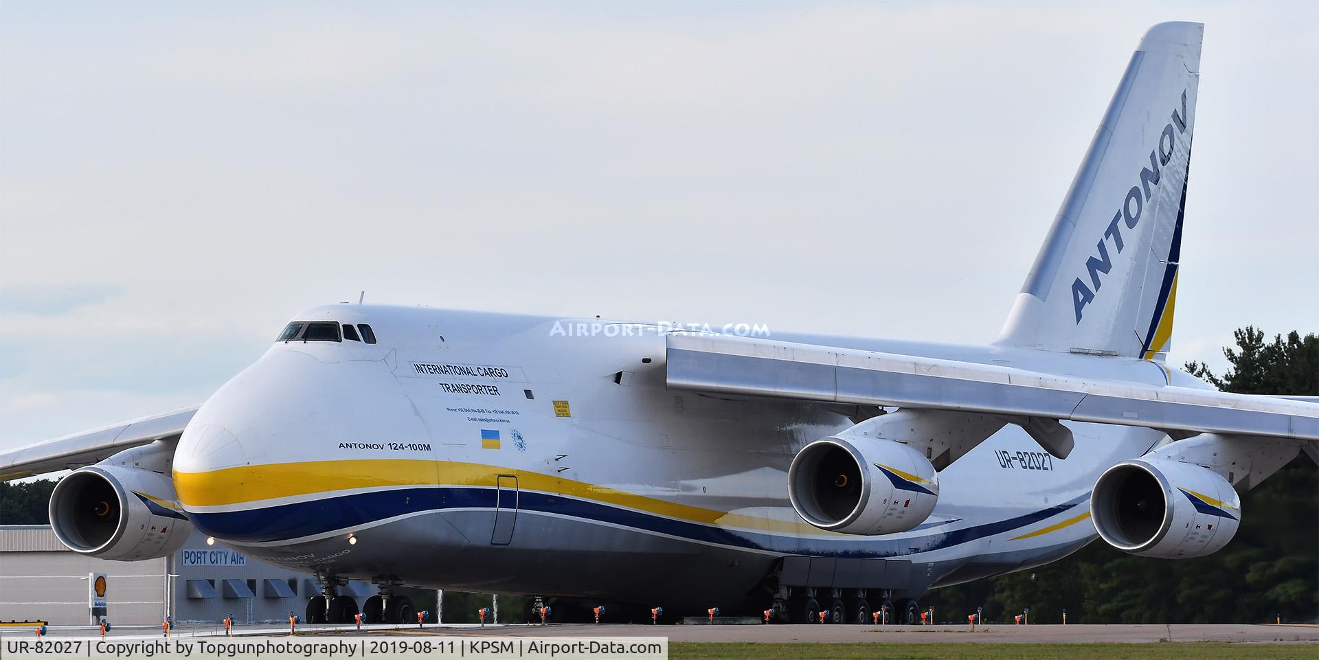 UR-82027, 1990 Antonov An-124-100 Ruslan C/N 19530502288, Holding short of RW34