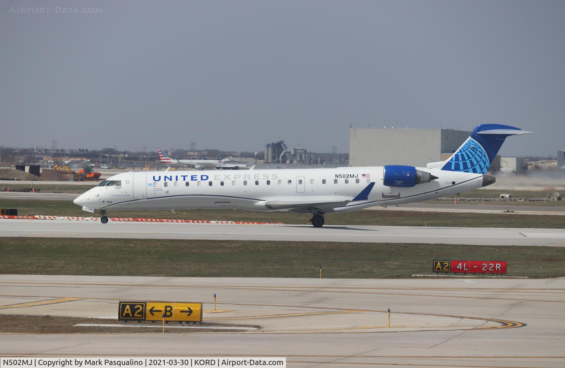 N502MJ, 2002 Bombardier CRJ-700 (CL-600-2C10) Regional Jet C/N 10050, CL-600-2C10