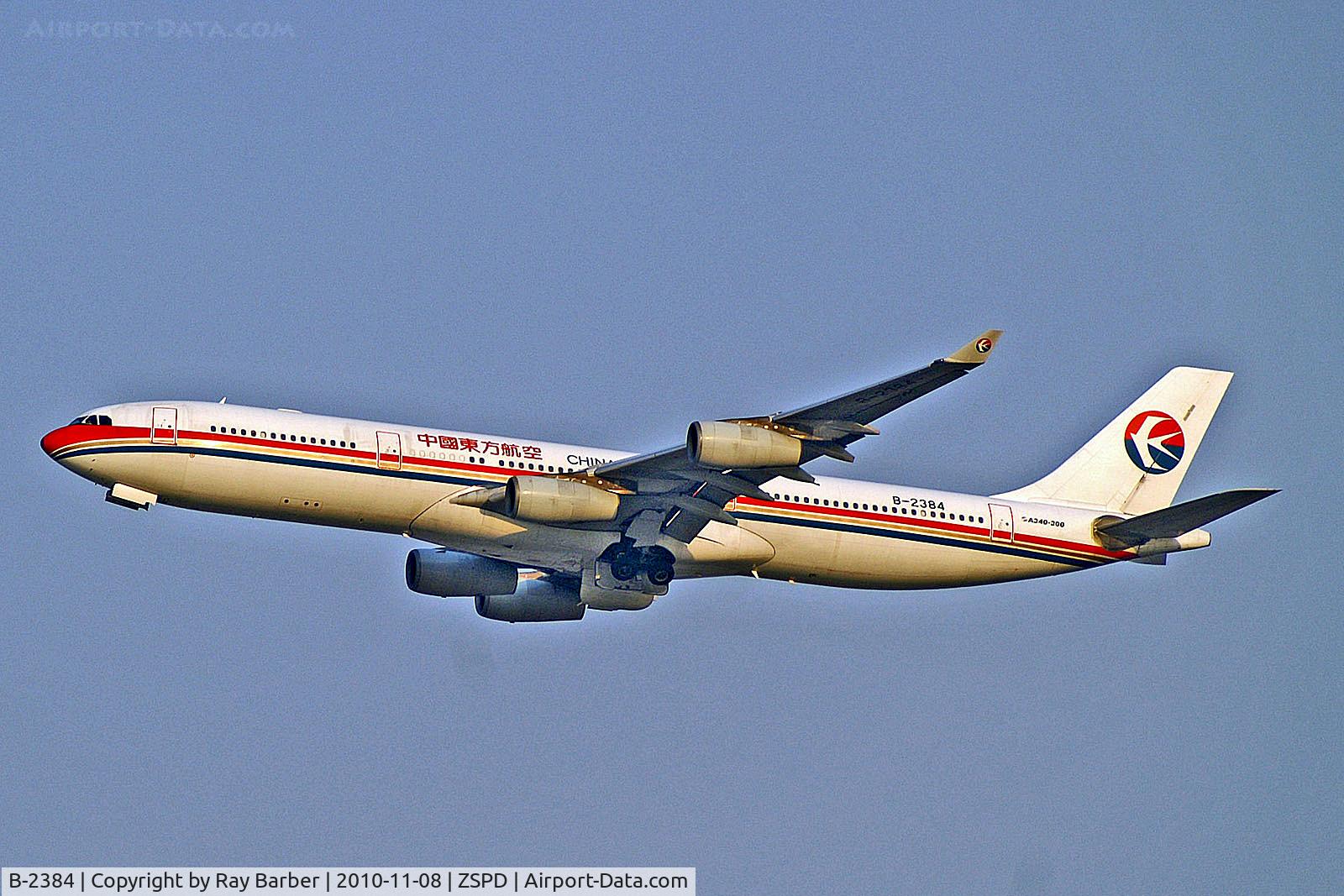 B-2384, 1997 Airbus A340-313 C/N 182, B-2384   Airbus A340-313X [182] (China Eastern Airlines) Shanghai-Pudong Int'l~B 08/11/2010