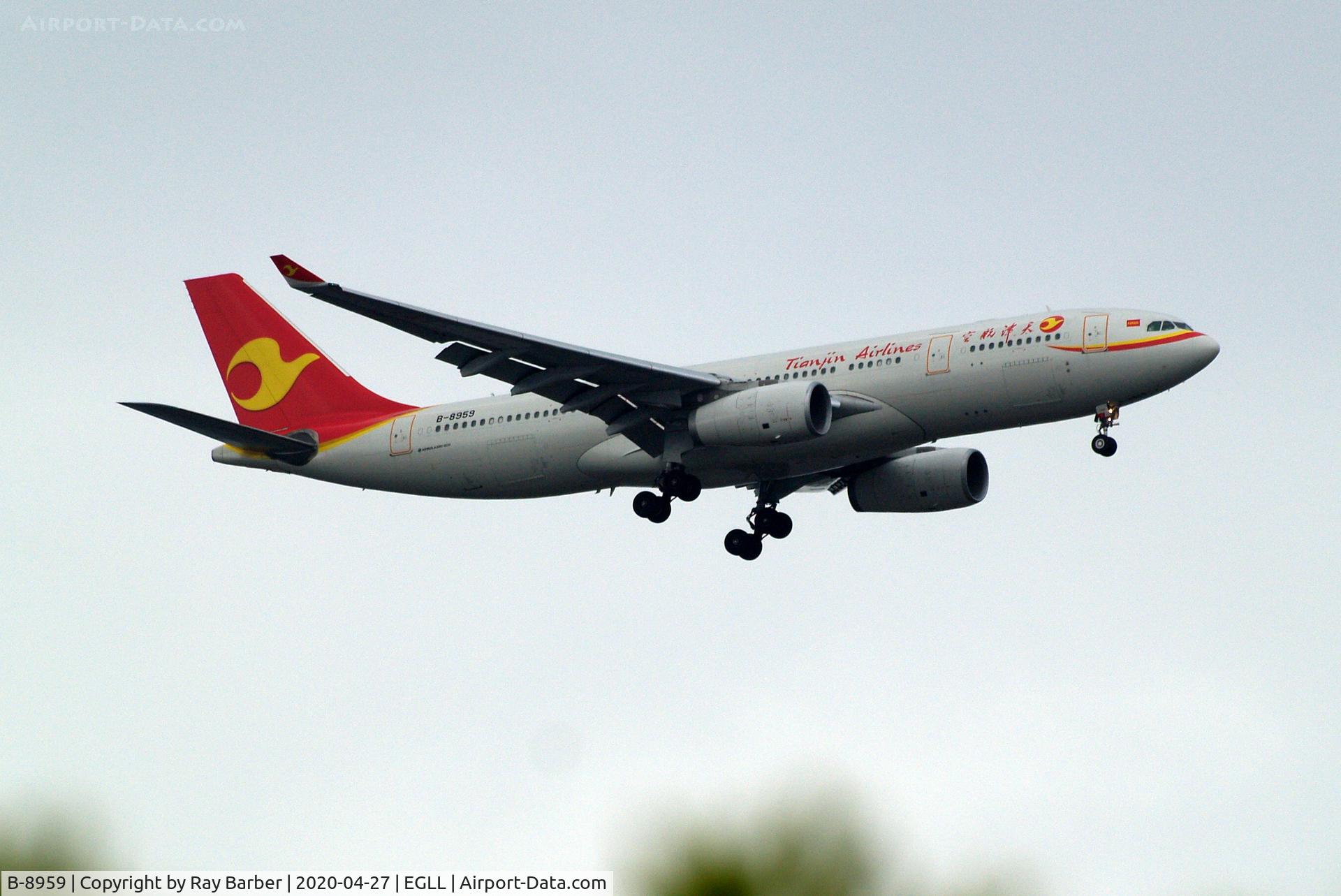B-8959, 2017 Airbus A330-243 C/N 1773, B-8959   Airbus A330-243 [1773] (Tianjin Airlines) Home~G 27/04/2020