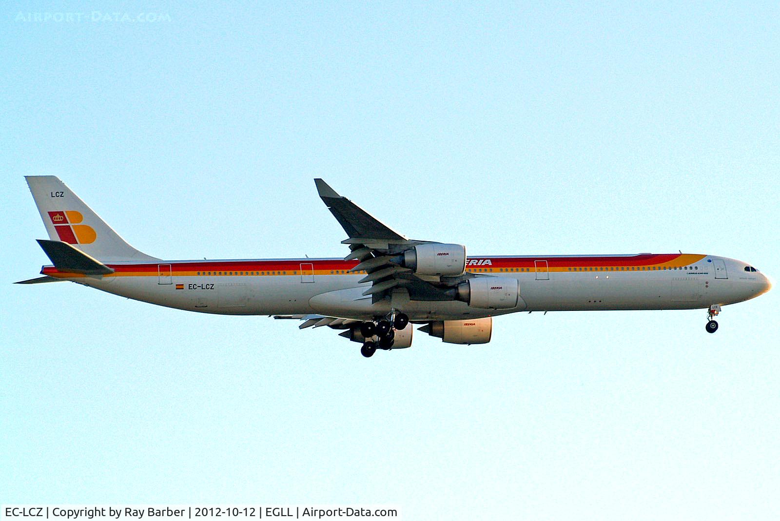 EC-LCZ, 2009 Airbus A340-642X C/N 993, EC-LCZ   Airbus A340-642 [993] (Iberia) Home~G 12/10/2012
