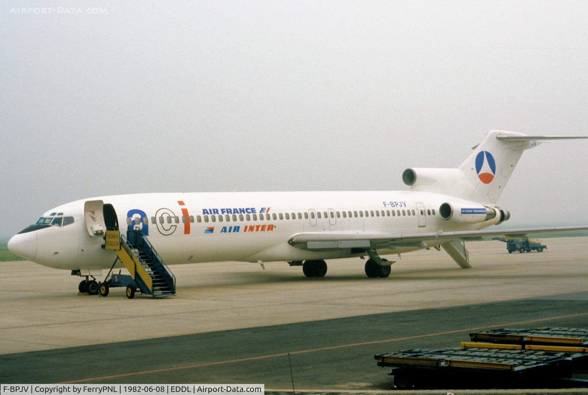 F-BPJV, 1968 Boeing 727-214 C/N 19684, ACI B727 in morning mist