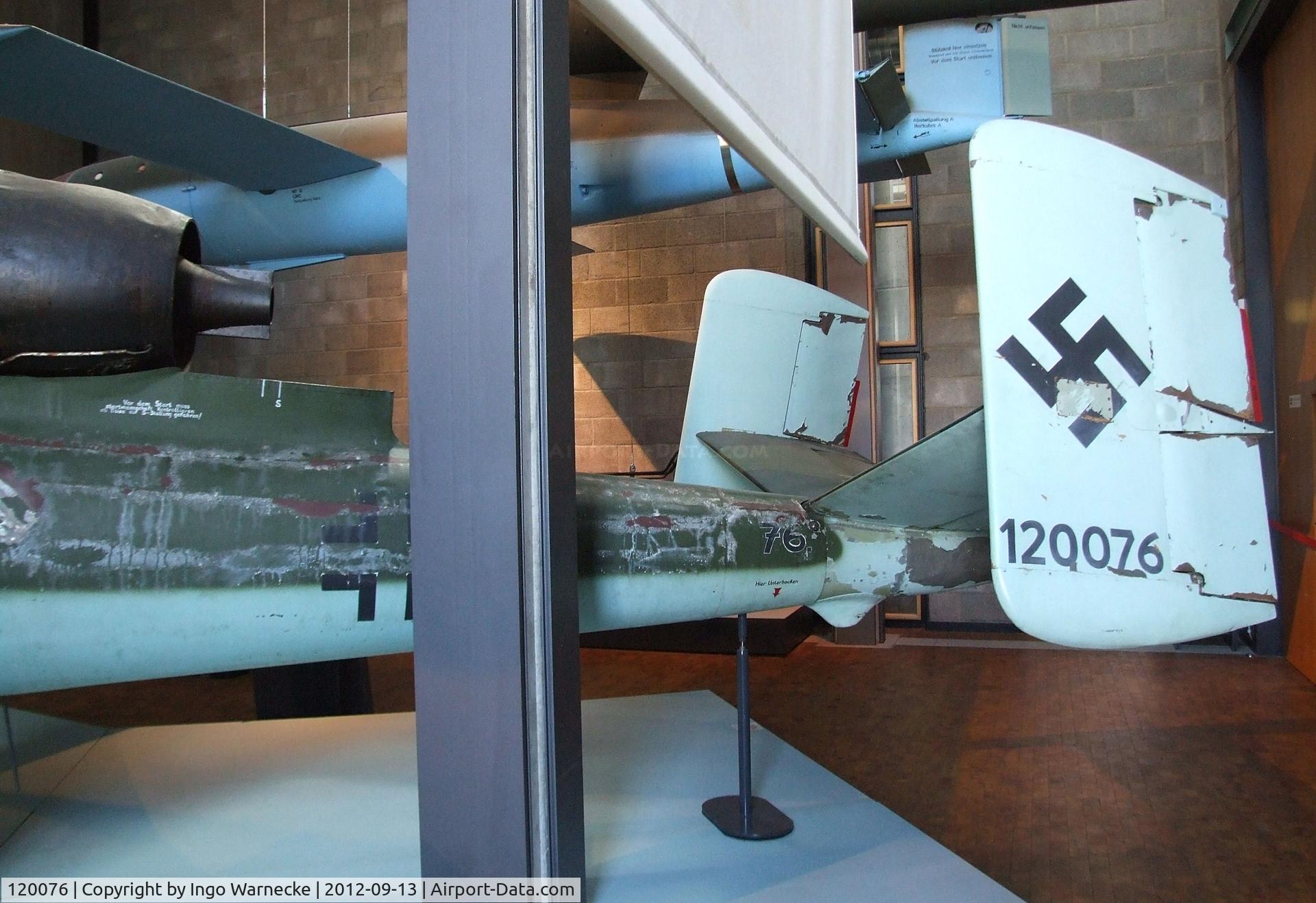 120076, Heinkel He-162A-2 Volksjager C/N 120076, Heinkel He 162A-2 'Spatz'/'Salamander'/'Volksjäger' at the DTM (Deutsches Technikmuseum), Berlin