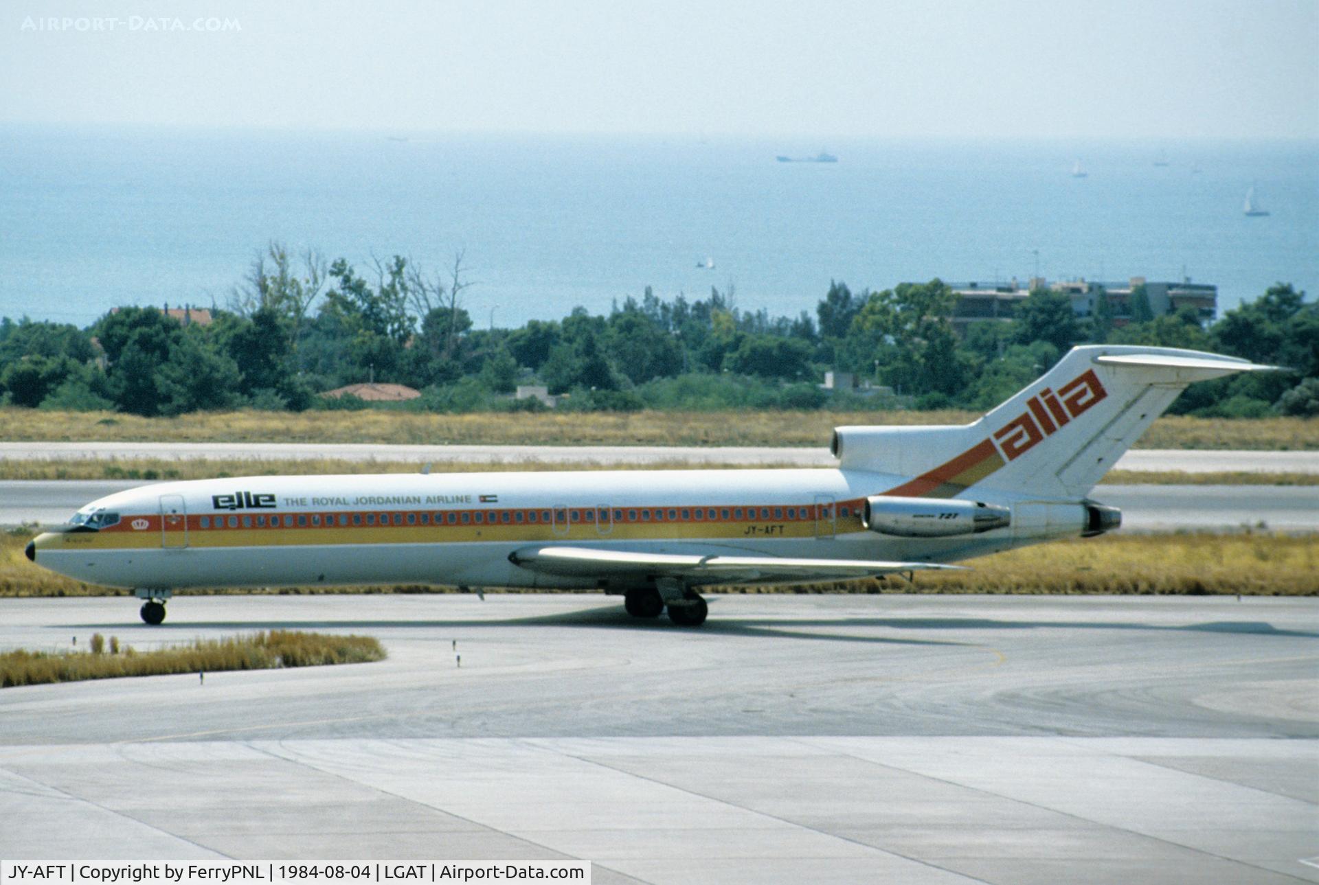 JY-AFT, 1980 Boeing 727-2D3 C/N 22268, Alia B727 taxiing