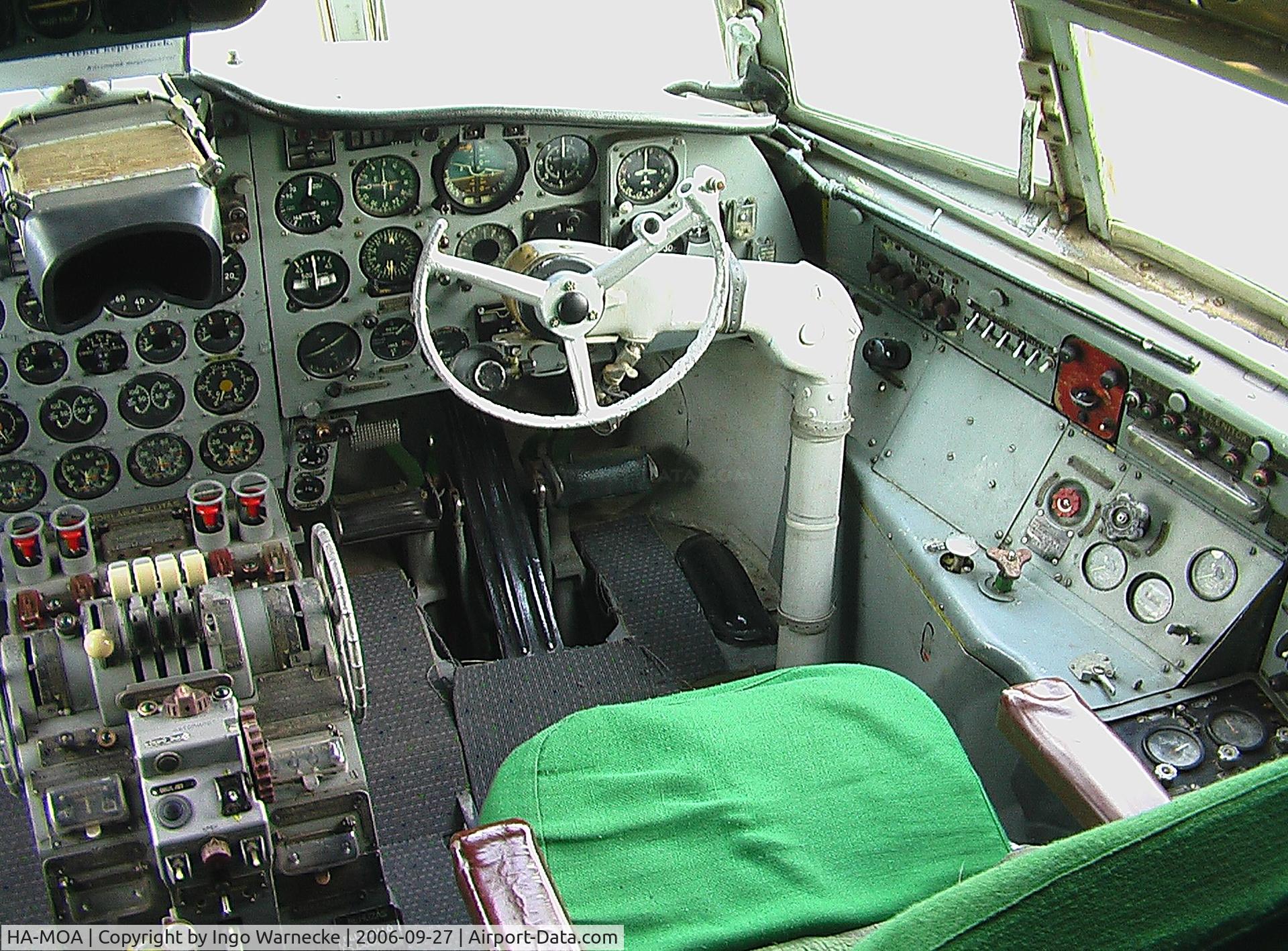 HA-MOA, 1960 Ilyushin IL-18V C/N 180001903, Ilyushin Il-18V COOT at Repülögep Emlekpark (Ferihegy Aeropark),  Budapest Ferihegy II  #c