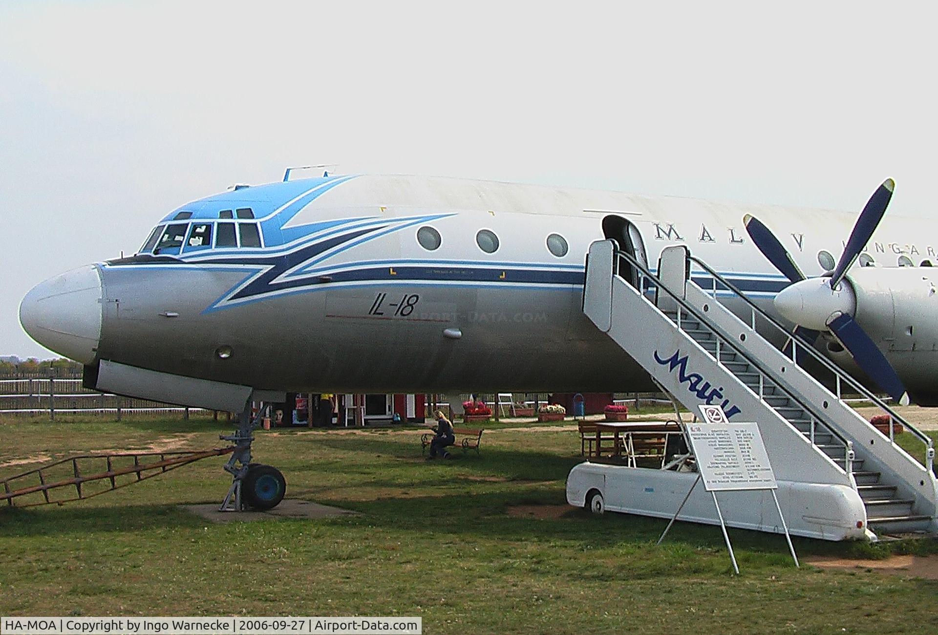 HA-MOA, 1960 Ilyushin IL-18V C/N 180001903, Ilyushin Il-18V COOT at Repülögep Emlekpark (Ferihegy Aeropark),  Budapest Ferihegy II  #c
