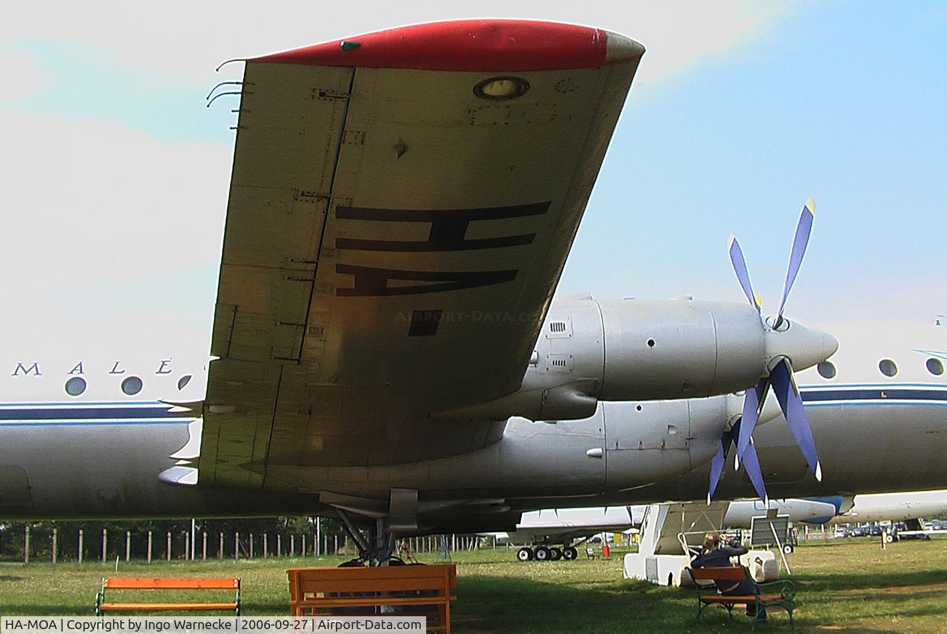 HA-MOA, 1960 Ilyushin IL-18V C/N 180001903, Ilyushin Il-18V COOT at Repülögep Emlekpark (Ferihegy Aeropark),  Budapest Ferihegy II  #c