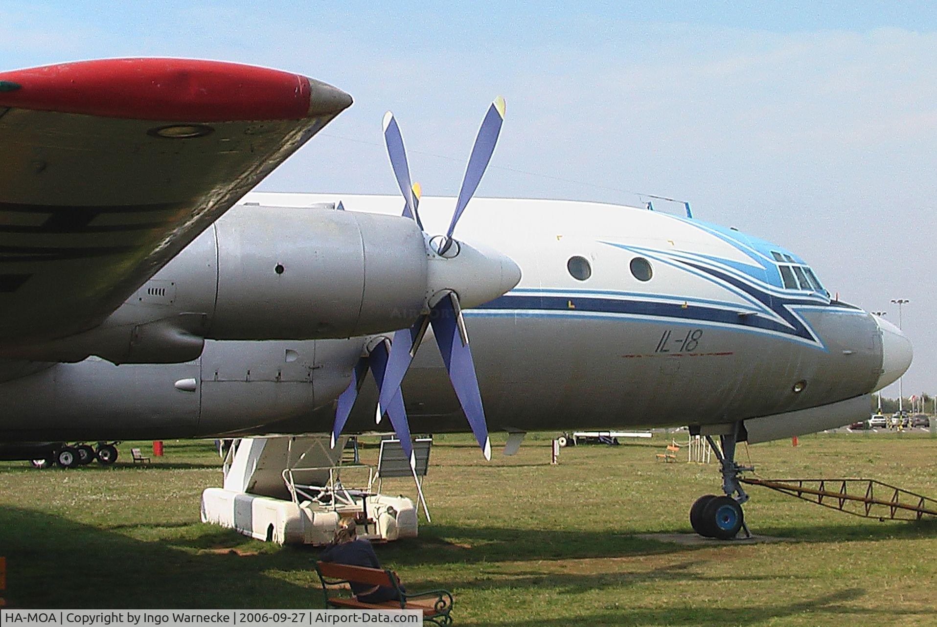 HA-MOA, 1960 Ilyushin IL-18V C/N 180001903, Ilyushin Il-18V COOT at Repülögep Emlekpark (Ferihegy Aeropark),  Budapest Ferihegy II  #c
