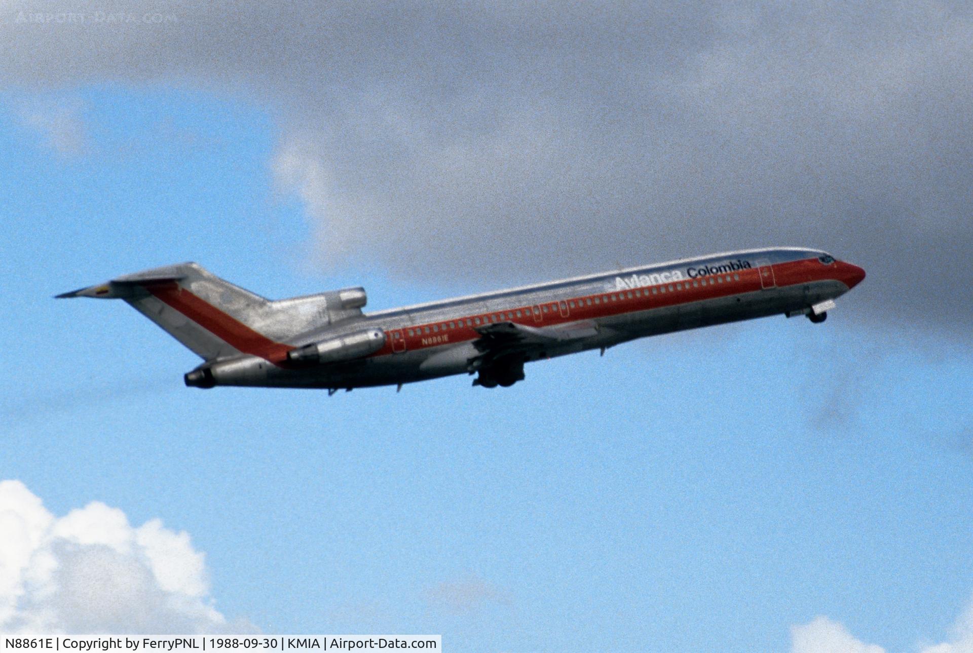 N8861E, 1973 Boeing 727-225 C/N 20623, Avianca B727 taking-off