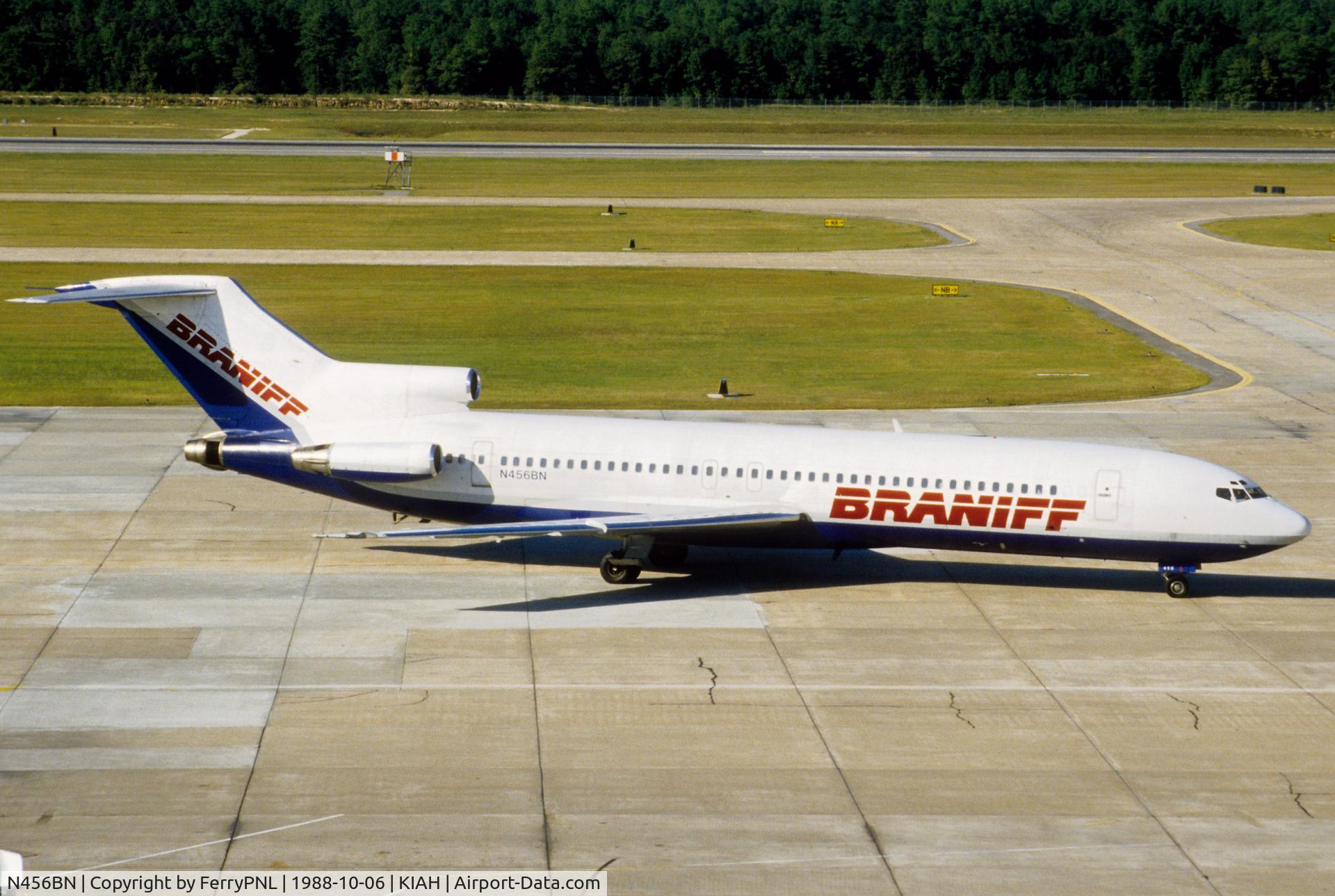N456BN, 1978 Boeing 727-227 C/N 21462, Braniff B727 roling-in