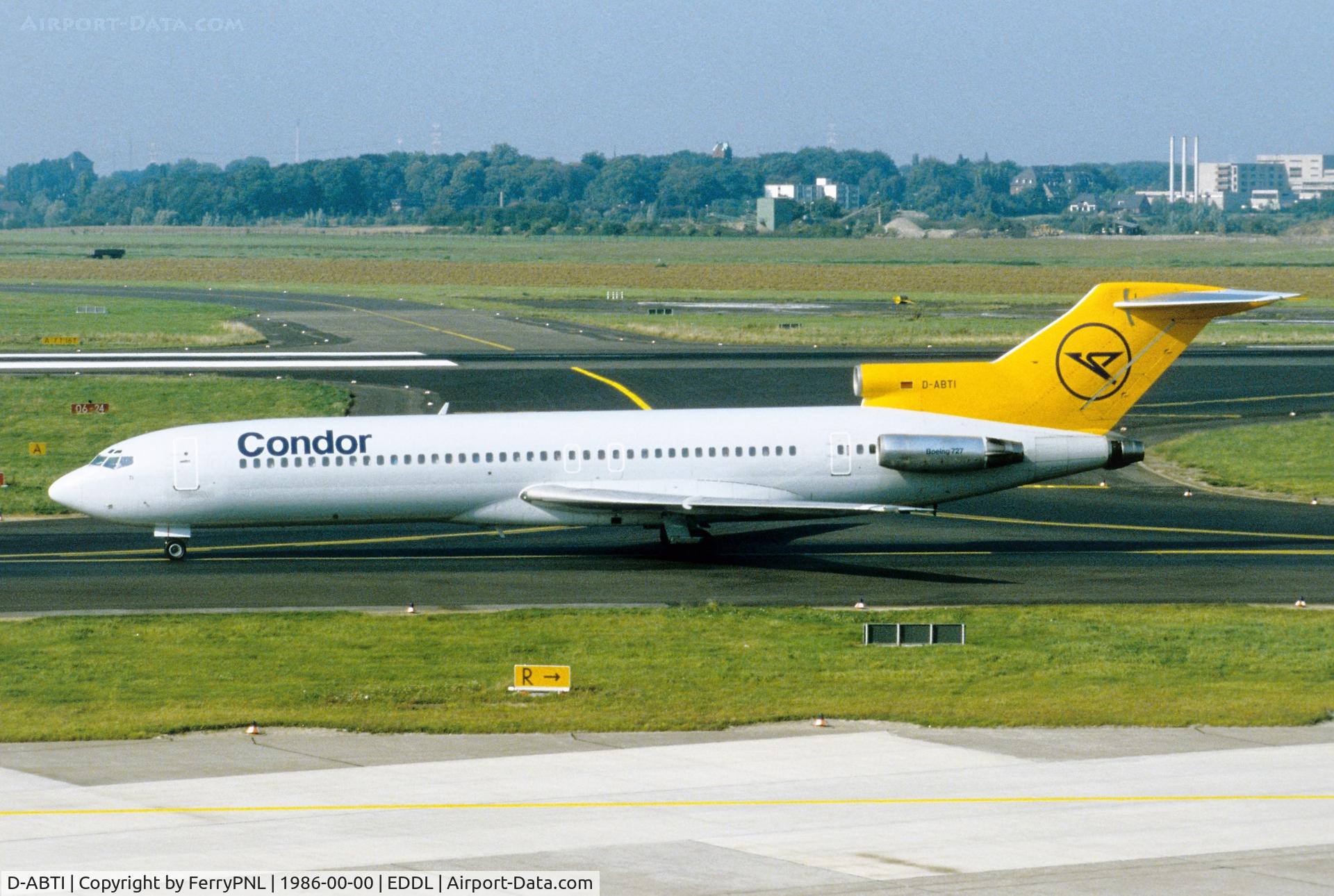 D-ABTI, 1974 Boeing 727-230 C/N 20790, Condor B727