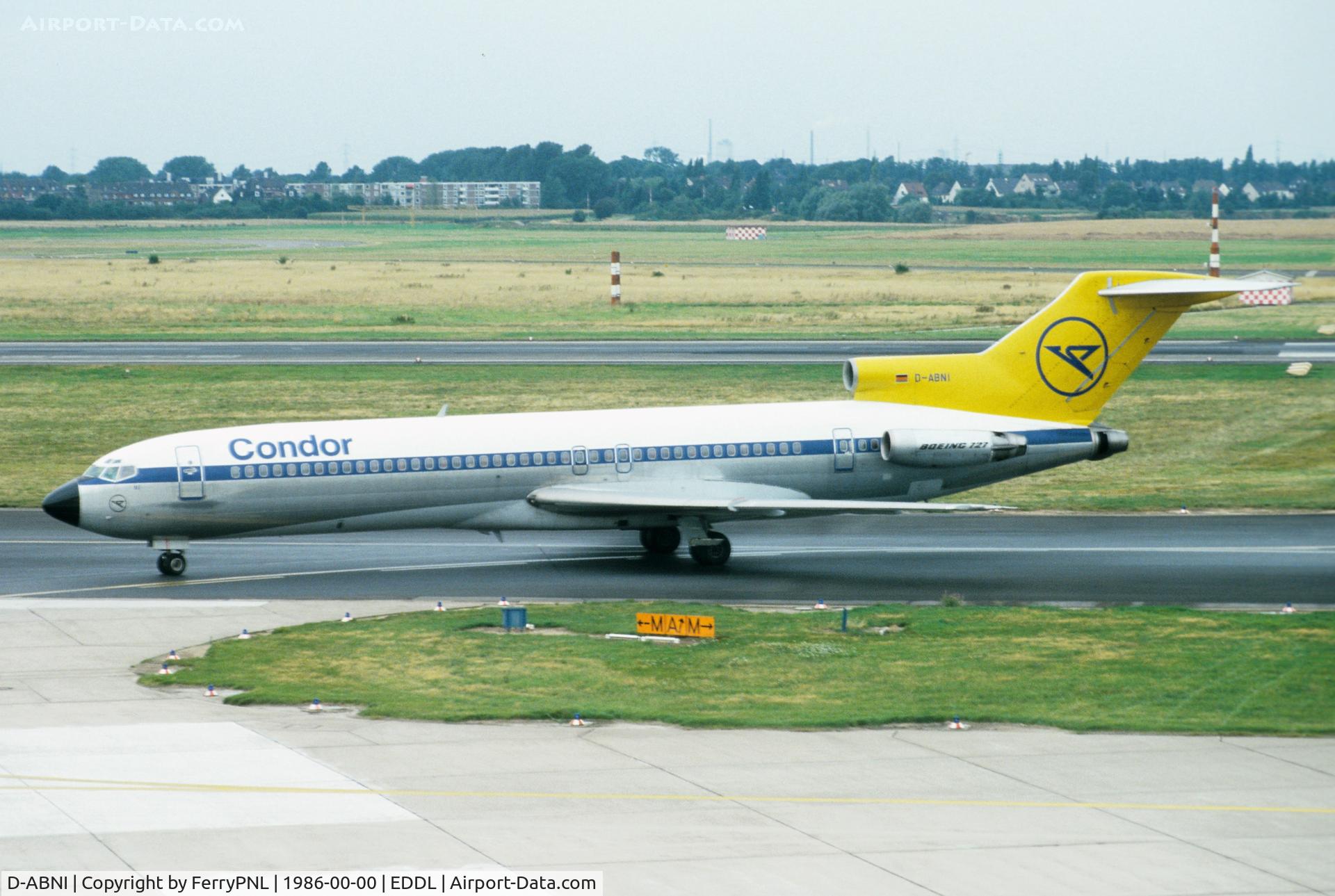 D-ABNI, 1973 Boeing 727-230 C/N 20676, Arrival of Condor B727