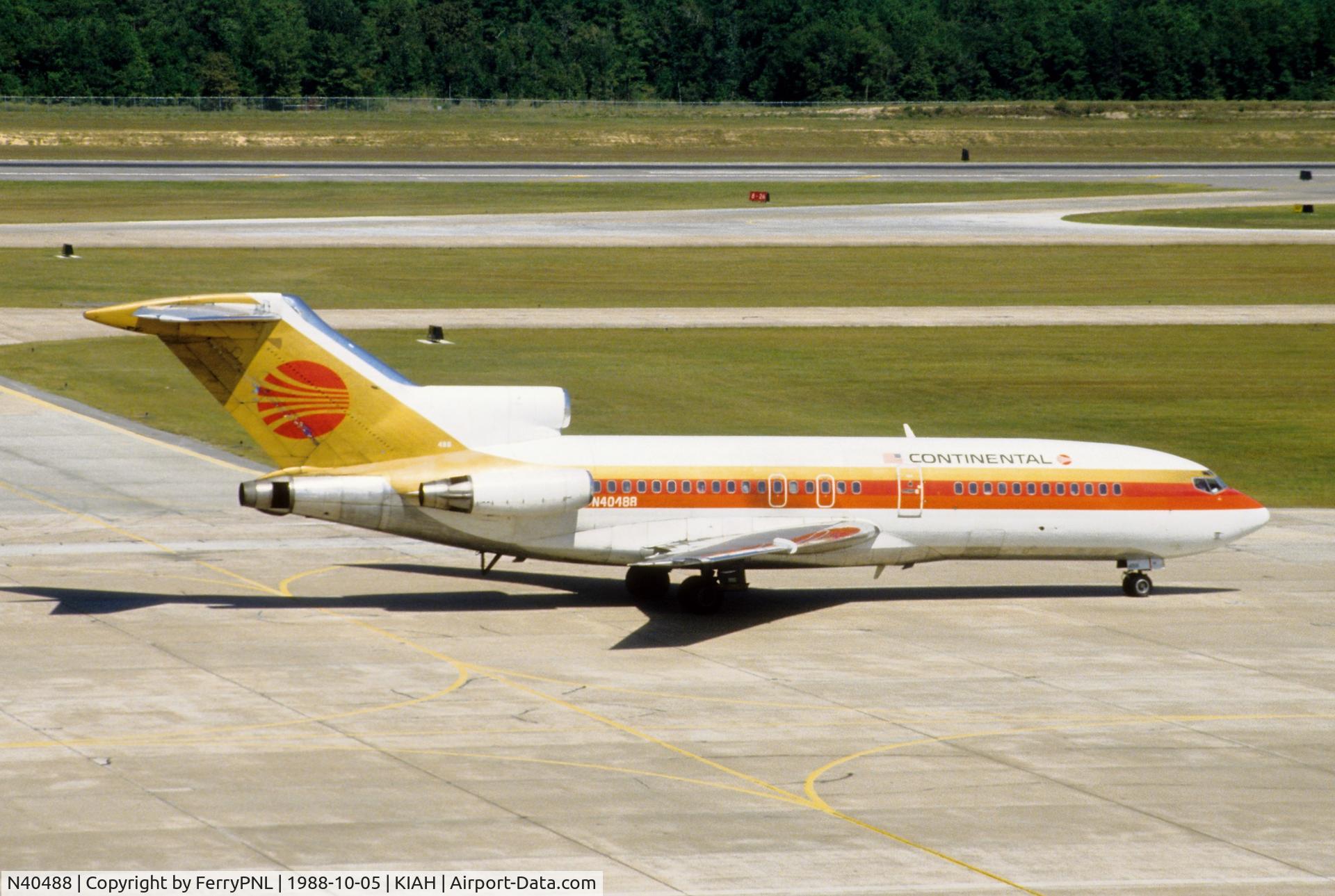 N40488, 1965 Boeing 727-22 C/N 18852, Continental B727