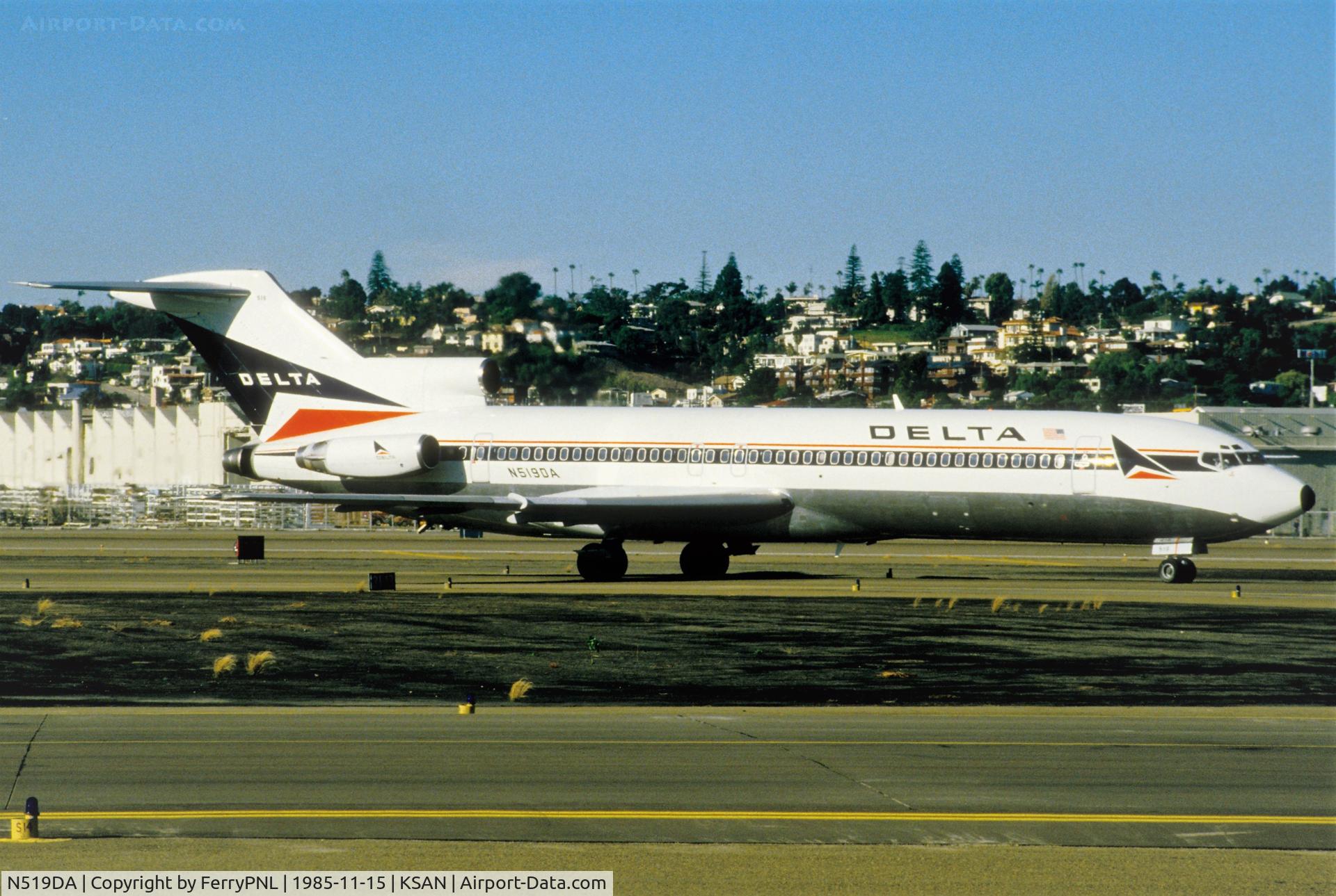 N519DA, 1978 Boeing 727-232 C/N 21470, Delta B727