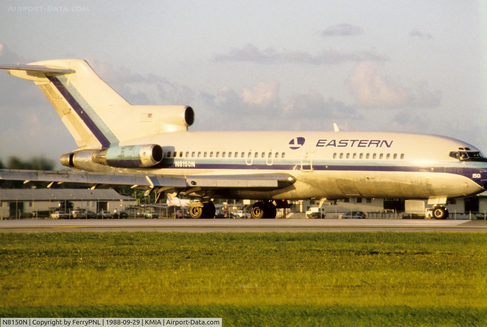 N8150N, 1966 Boeing 727-25 C/N 18974, Eastern B727 lining-up