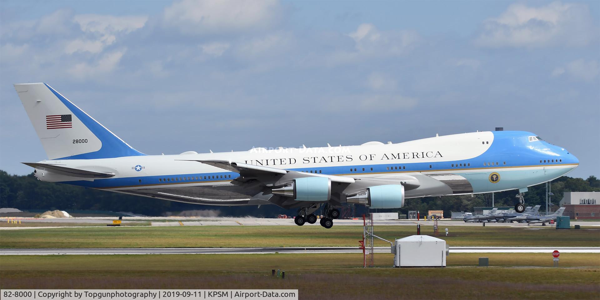 82-8000, 1987 Boeing VC-25A (747-2G4B) C/N 23824, VENUS01 working the pattern