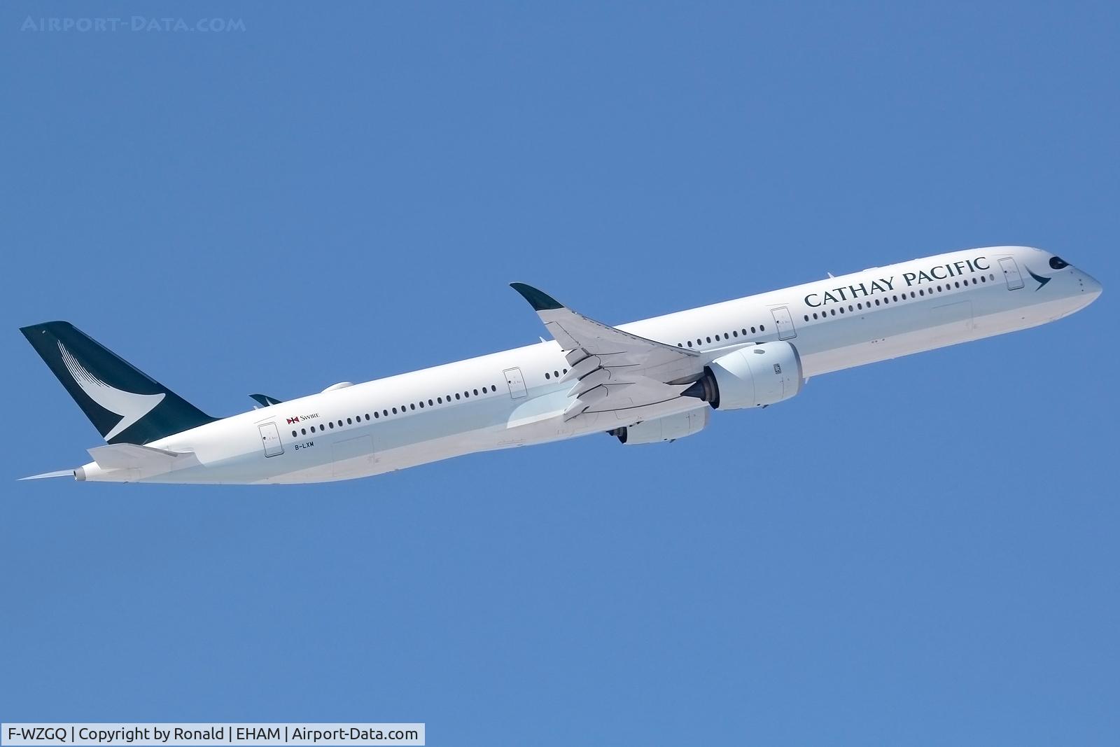 F-WZGQ, 2020 Airbus A350-1041 C/N 0380, at spl