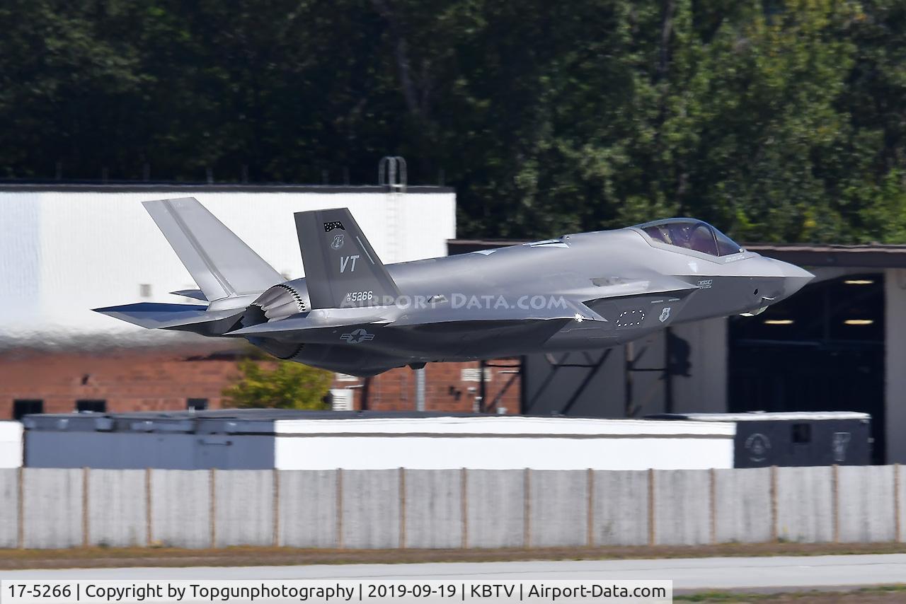 17-5266, 2016 Lockheed Martin F-35A Lightning II C/N AF-208, easy12, the 2nd F-35A to arrive for the 158th FW out of VT