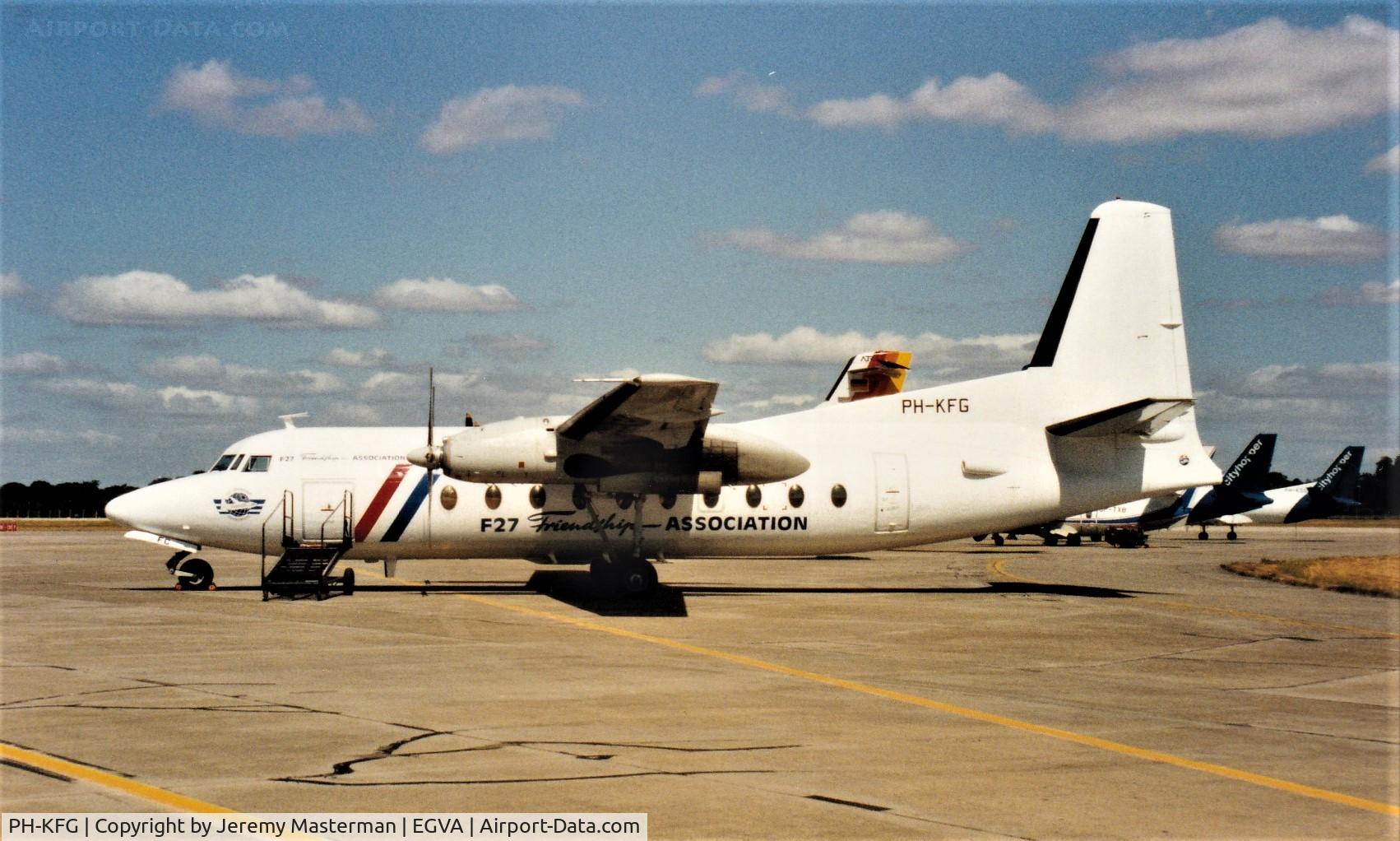 PH-KFG, 1964 Fokker F-27-200 Friendship C/N 10249, The aircraft flew in visitors for the International Air Tattoo