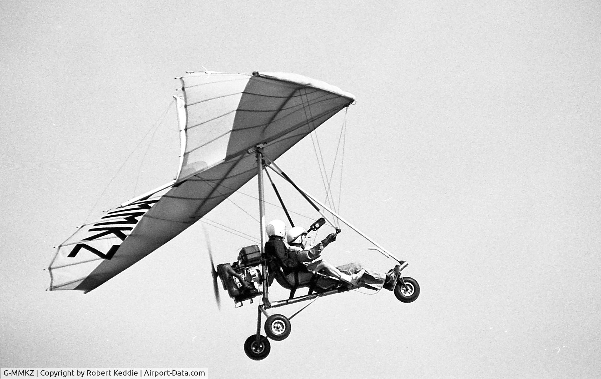 G-MMKZ, 1982 Southdown Sailwings Ltd LIGHTNING DS/PUMA 440 C/N P499, Owner Bill Anderson with passenger Michael Keddie, Montrose Airfield Scotland, August 1984