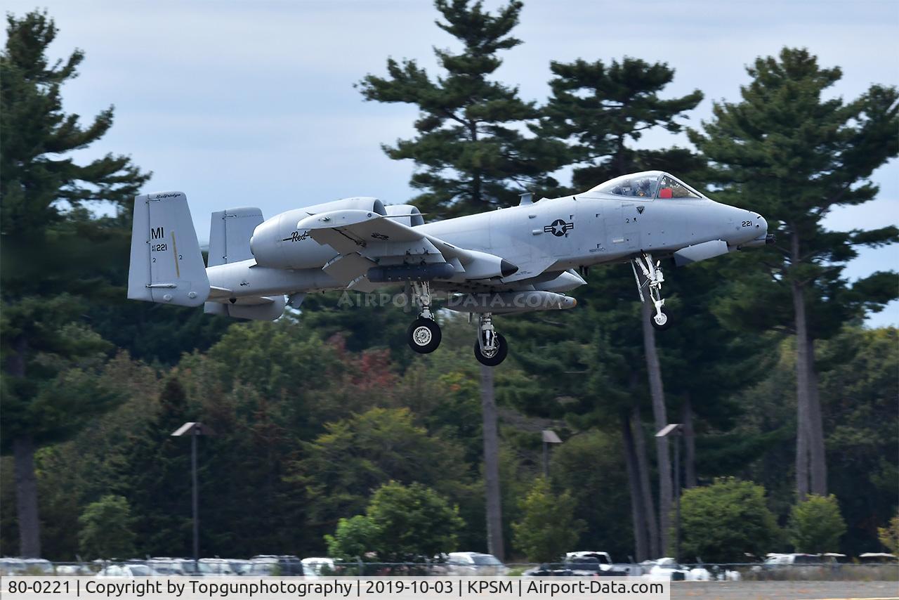 80-0221, 1980 Fairchild Republic A-10C Thunderbolt II C/N A10-0571, GRIZZLY22