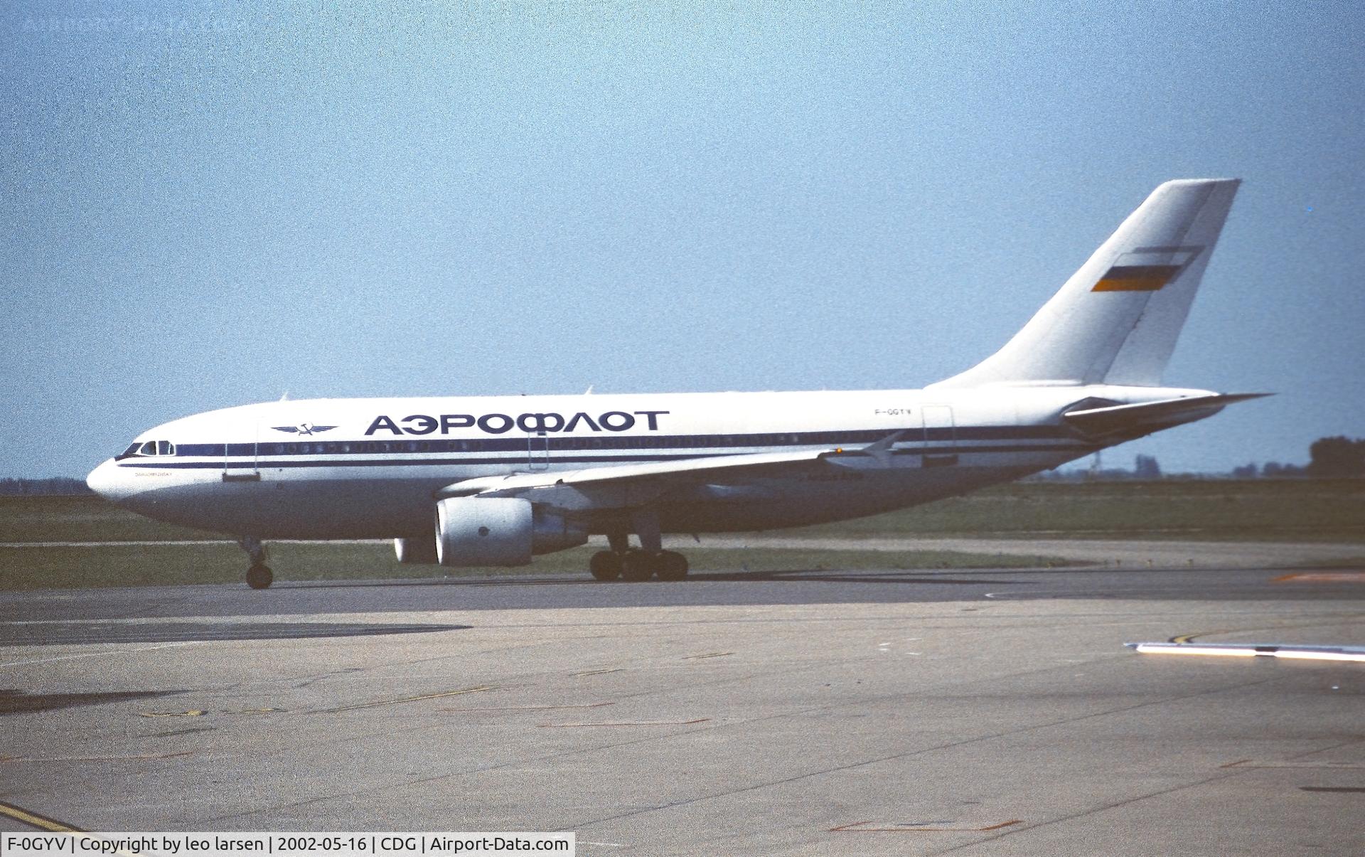F-0GYV, 1993 Airbus A310-325 C/N 689, Paris Charles de Gaulle 16.5.2002