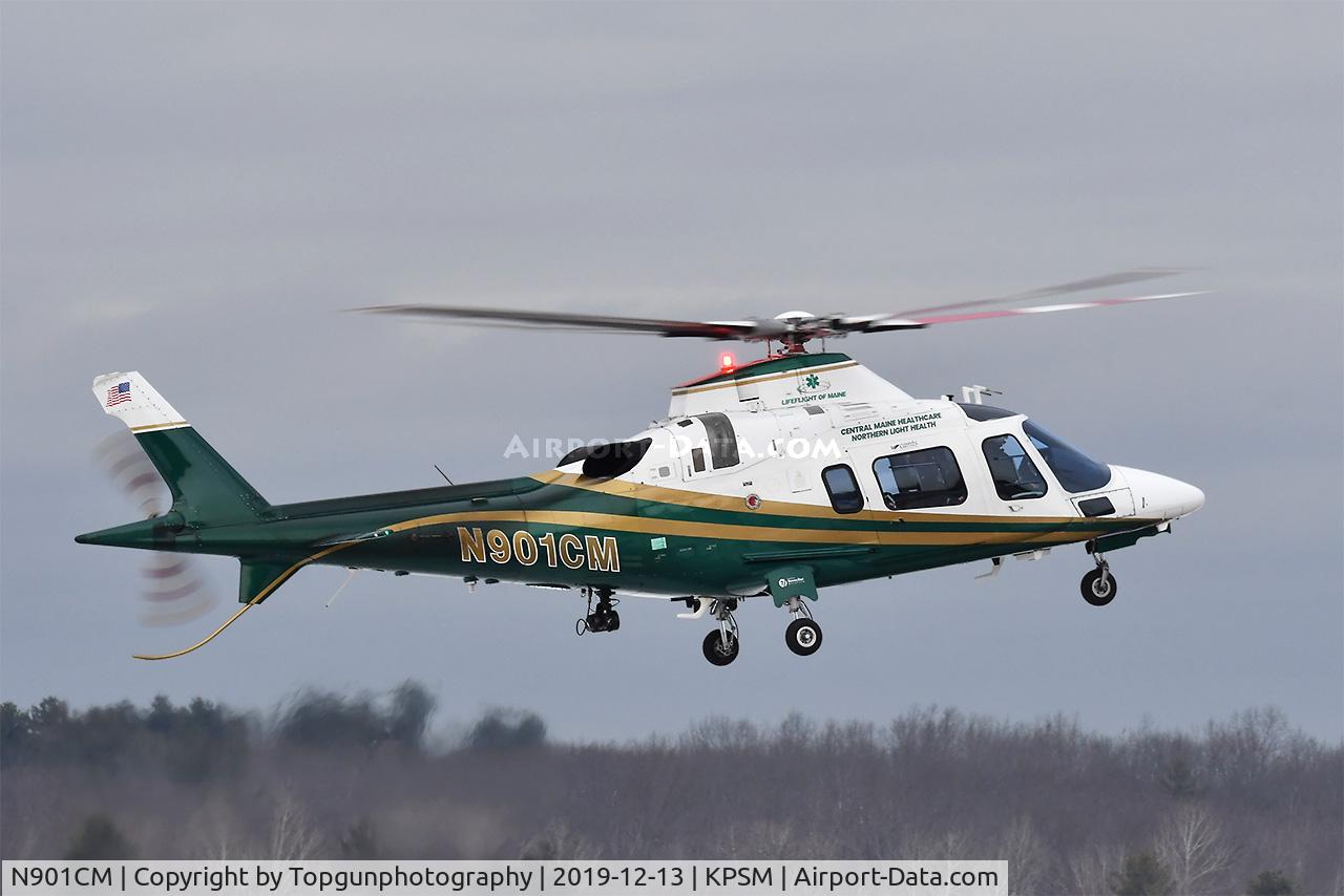 N901CM, 2004 Agusta A-109E C/N 11611, Maine Med Flight