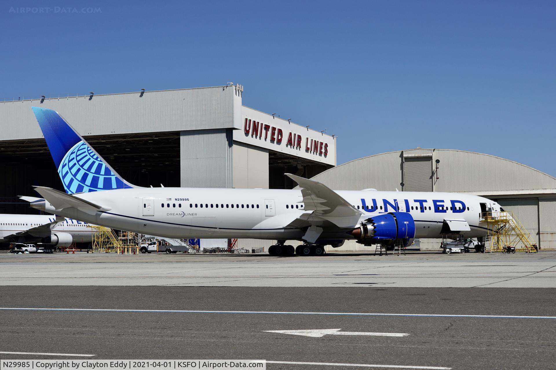 N29985, 2021 Boeing 787-9 Dreamliner Dreamliner C/N 66144, SFO 2021.
