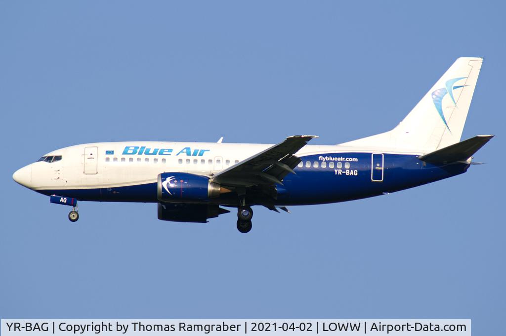 YR-BAG, 1990 Boeing 737-5L9 C/N 24778, Blue Air Boeing 737-500