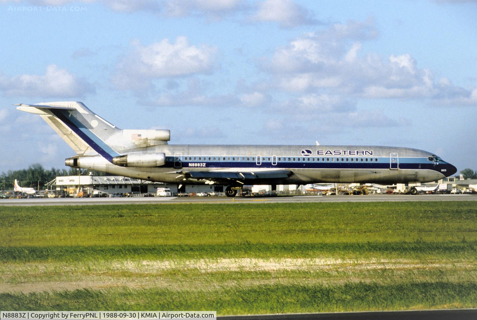 N8883Z, 1979 Boeing 727-225 C/N 21580, Eastern B727 lined-up for departure