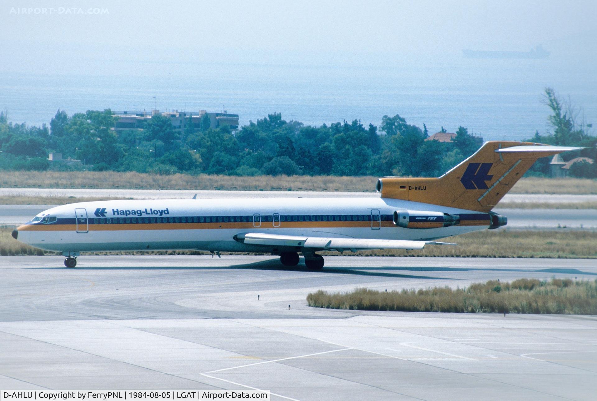 D-AHLU, 1979 Boeing 727-2K5 C/N 21852, Hapag-Lloyd B727