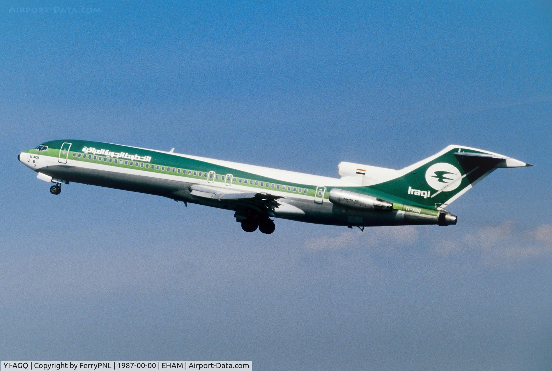 YI-AGQ, 1980 Boeing 727-270 C/N 22261, Iraqi B727 taking-off