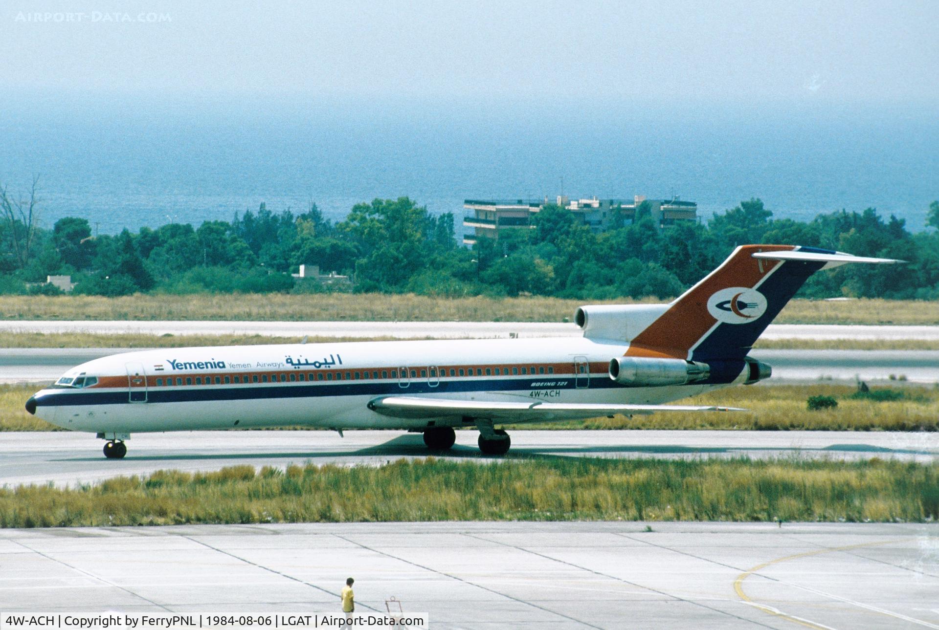 4W-ACH, 1979 Boeing 727-2N8 C/N 21846, Yemenia B727