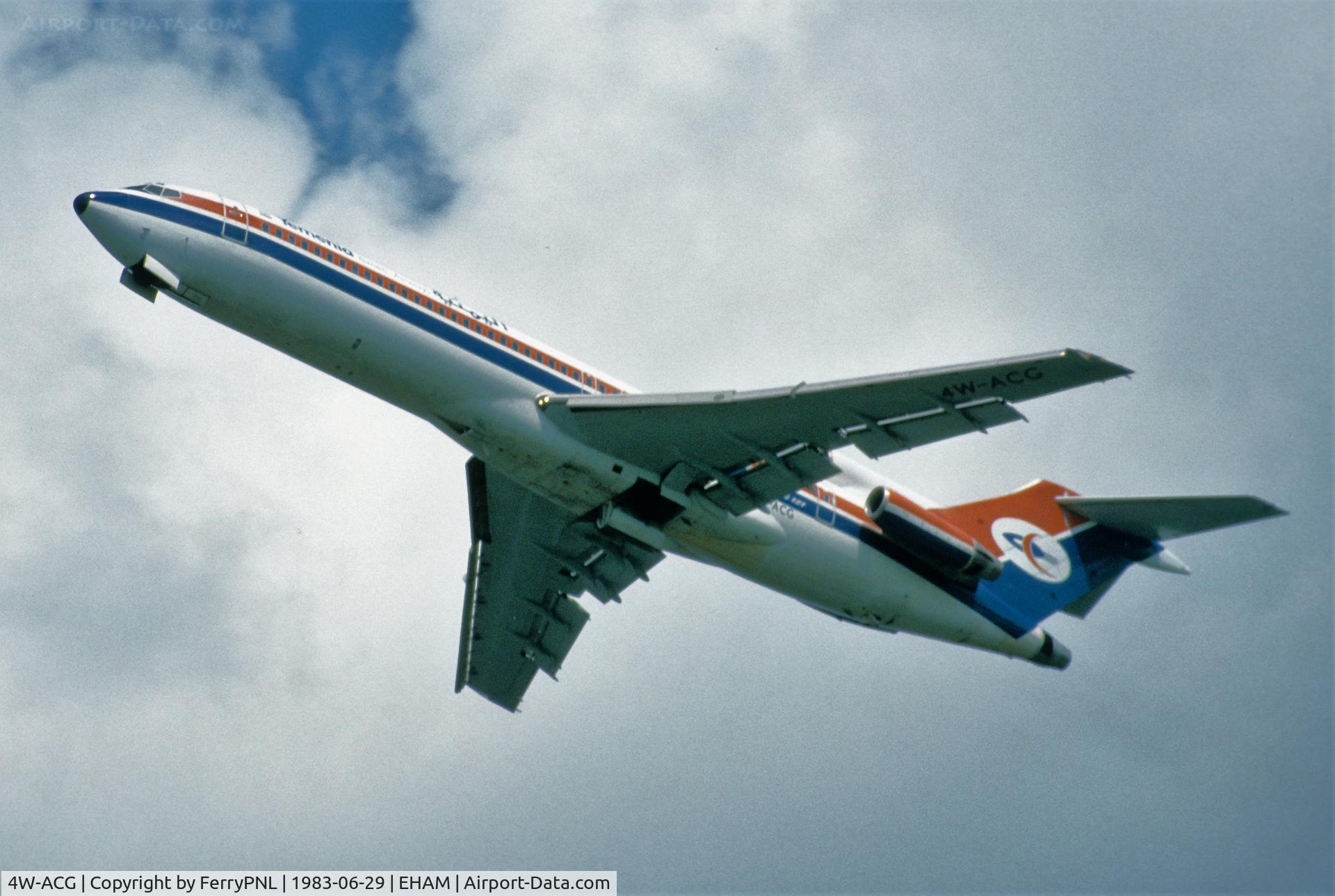 4W-ACG, 1979 Boeing 727-2N8 C/N 21845, Yemenia B727 taking-off