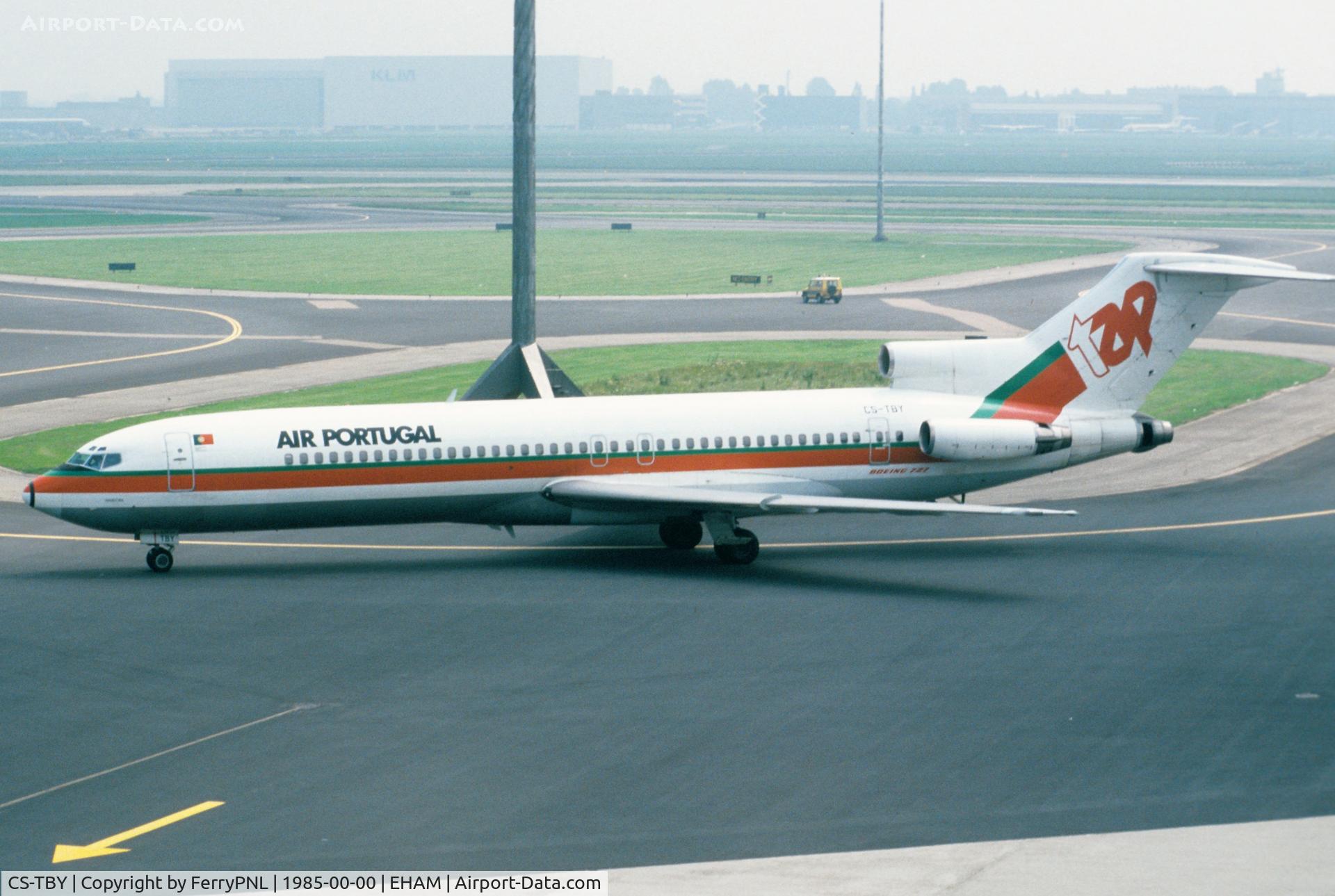 CS-TBY, 1981 Boeing 727-282 C/N 22430, TAP B727