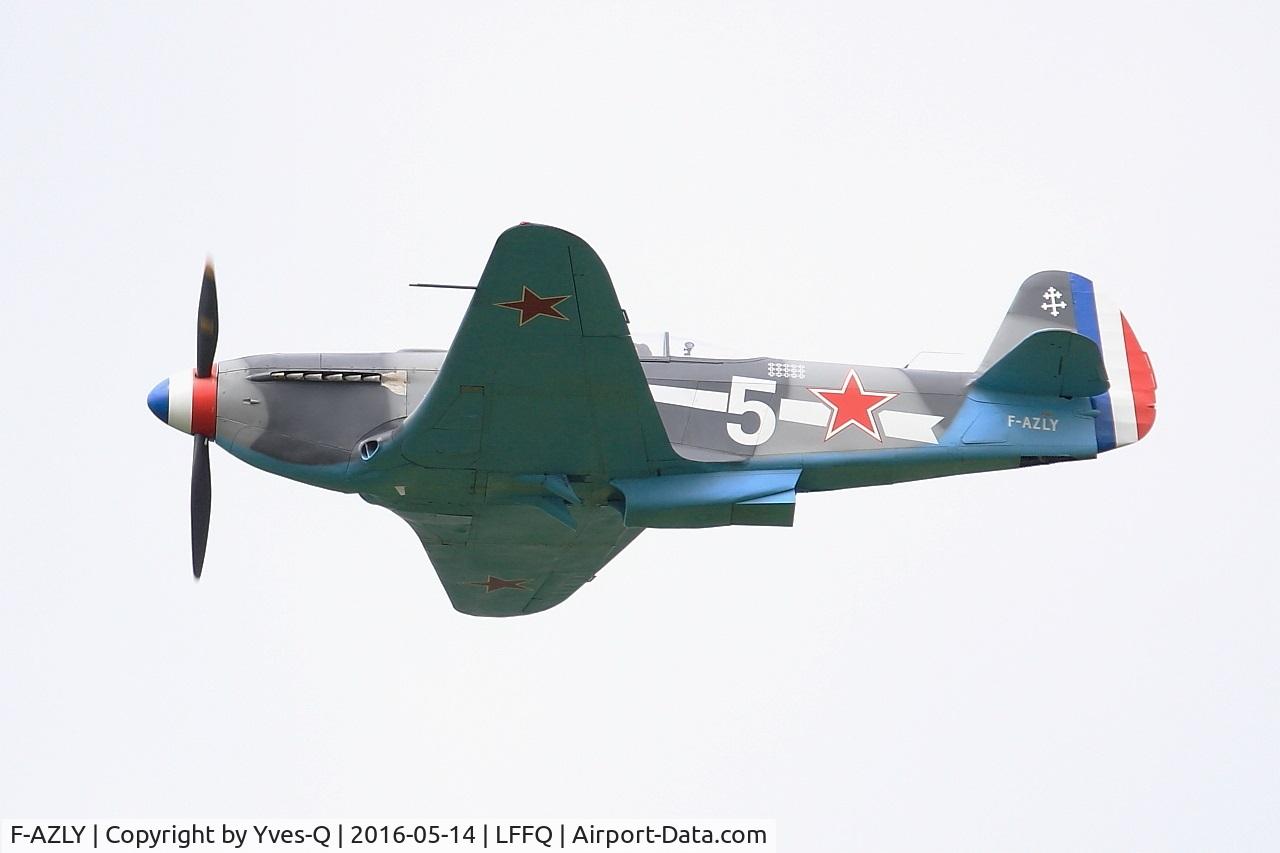 F-AZLY, Yakovlev Yak-3U C/N 172890, Yakovlev Yak-3U, On display, La Ferté-Alais airfield (LFFQ) Air show 2016