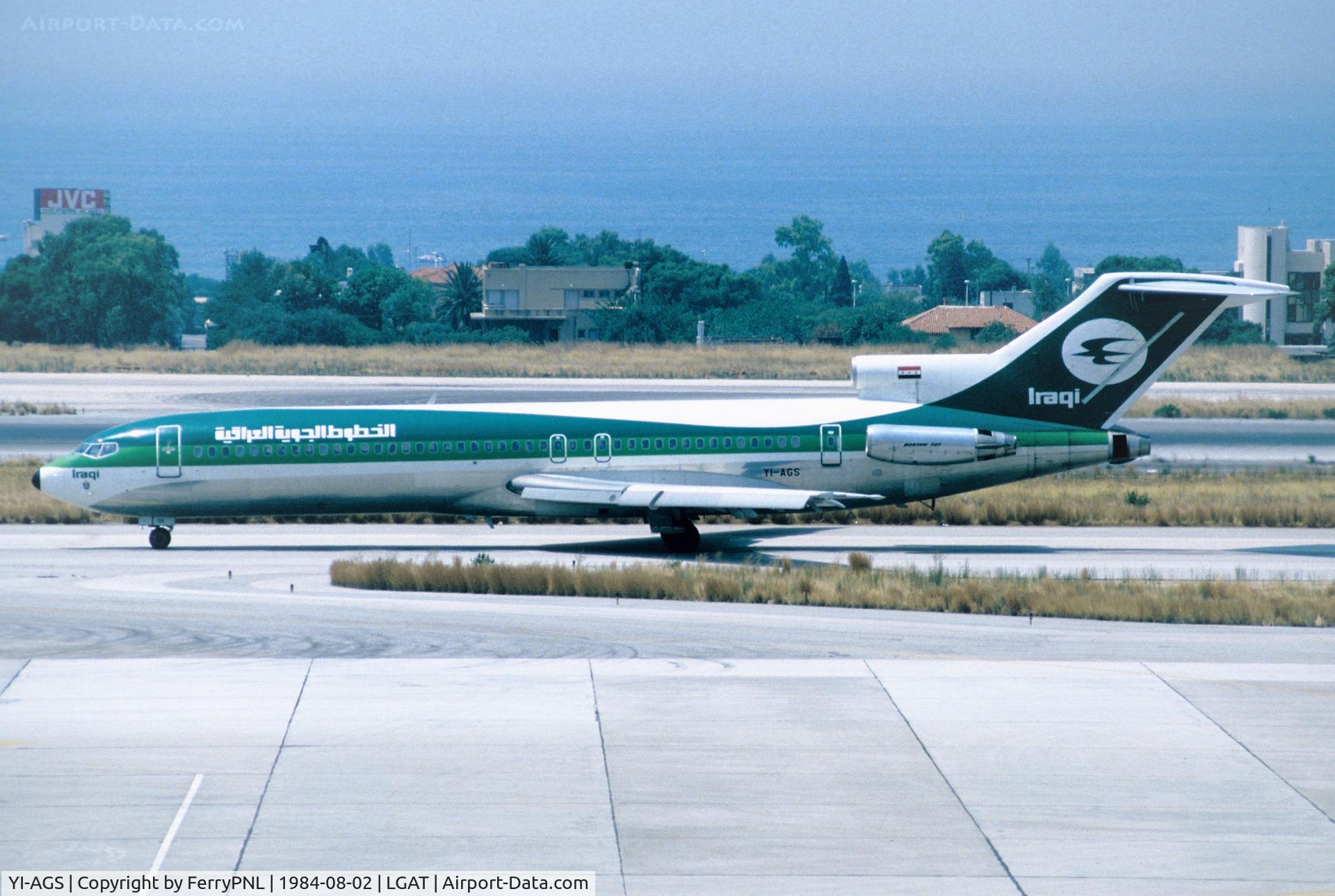 YI-AGS, 1982 Boeing 727-270 C/N 22263, Iraqi B727
