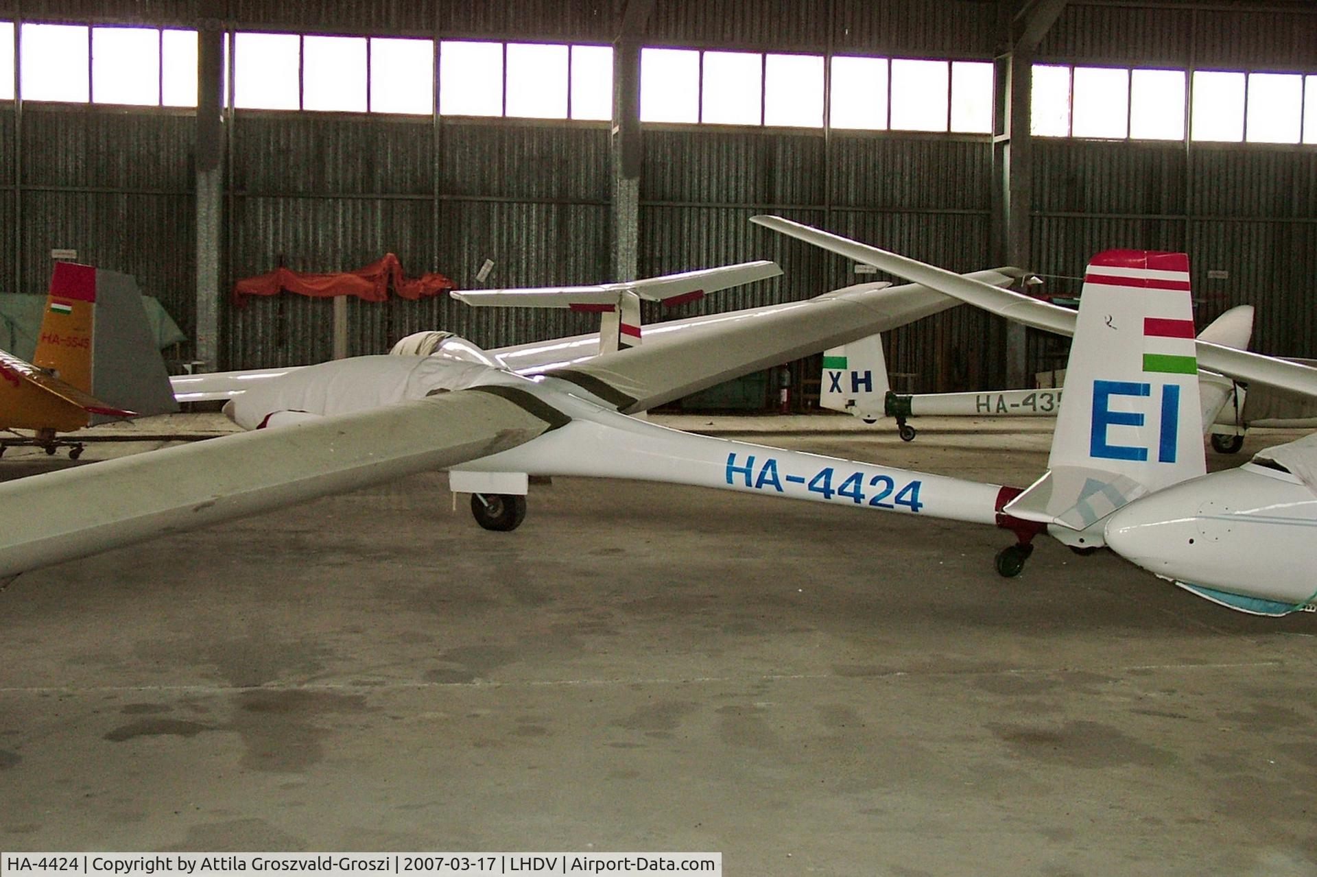 HA-4424, 1981 PZL-Bielsko SZD-42-2 Jantar 2B C/N B-1130, LHDV - Dunaújváros-Kisapostag Airport, Hungary