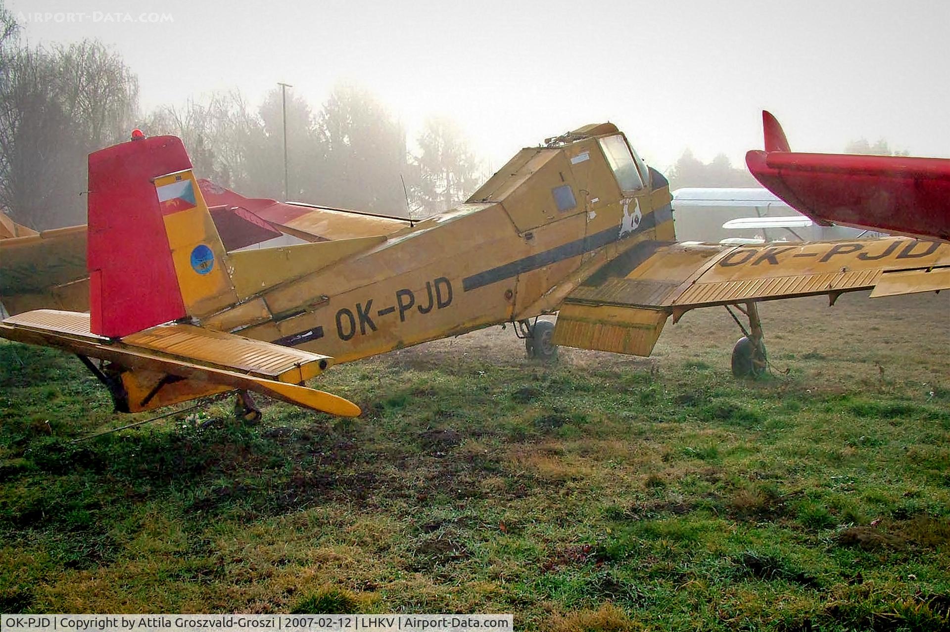 OK-PJD, 1985 Zlin Z-37T Agro Turbo C/N 006, LHKV - Kaposújlak Airport, Hungary
