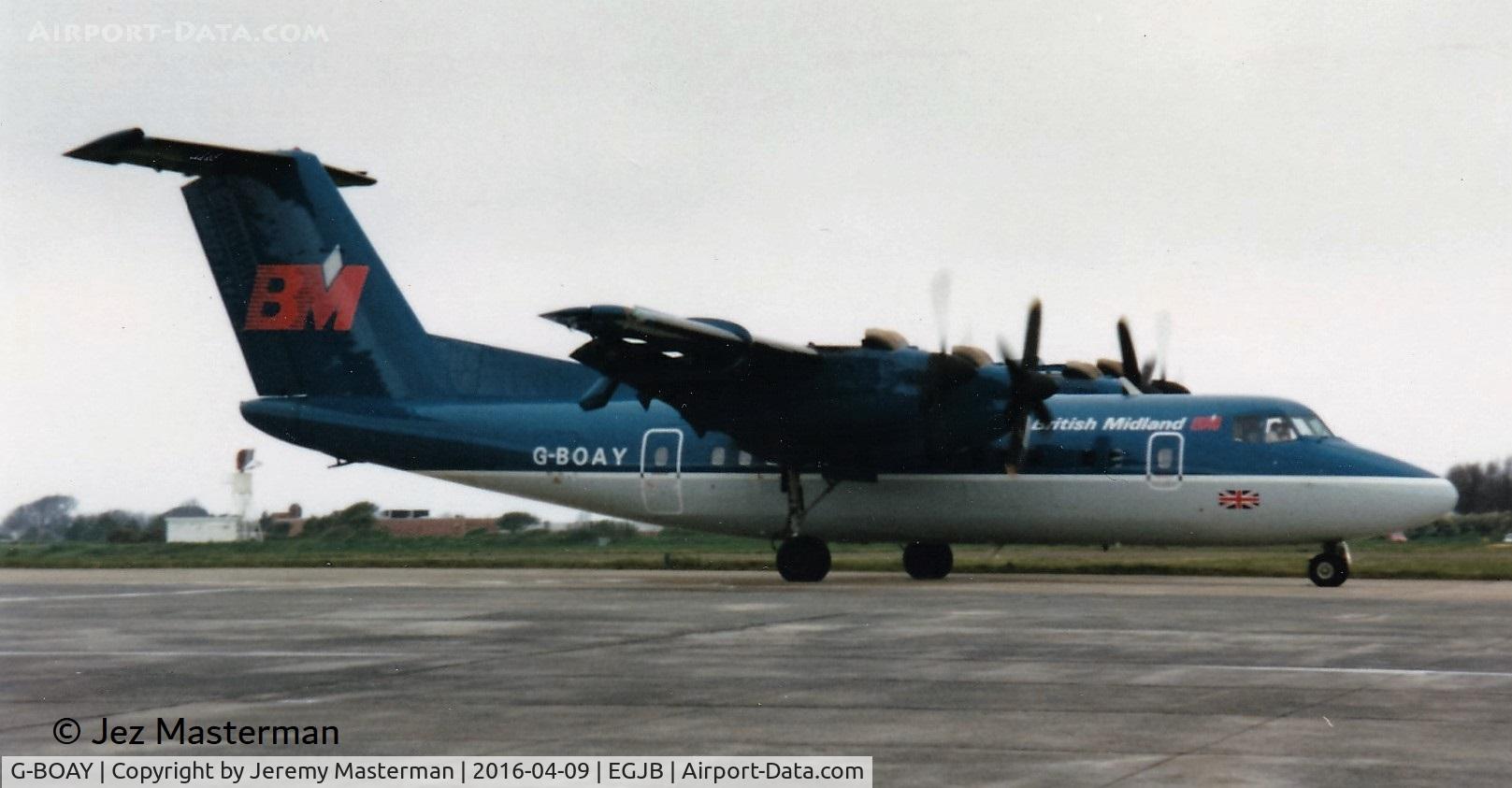 G-BOAY, 1988 De Havilland Canada DHC-7-110 Dash 7 C/N 112, British Midland Airways
