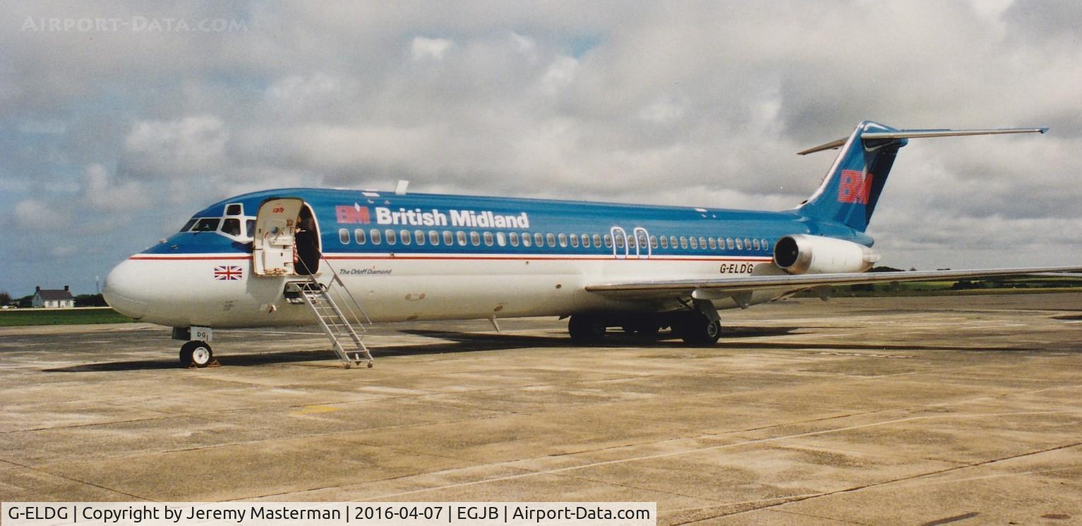 G-ELDG, 1971 Douglas DC-9-32 C/N 47484, On diversion to GCI due JER wx