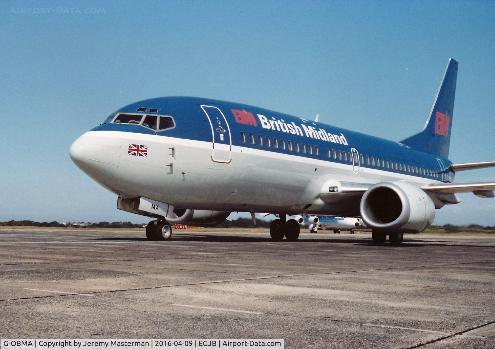 G-OBMA, 1987 Boeing 737-33A C/N 23831, British MIdland Airways.