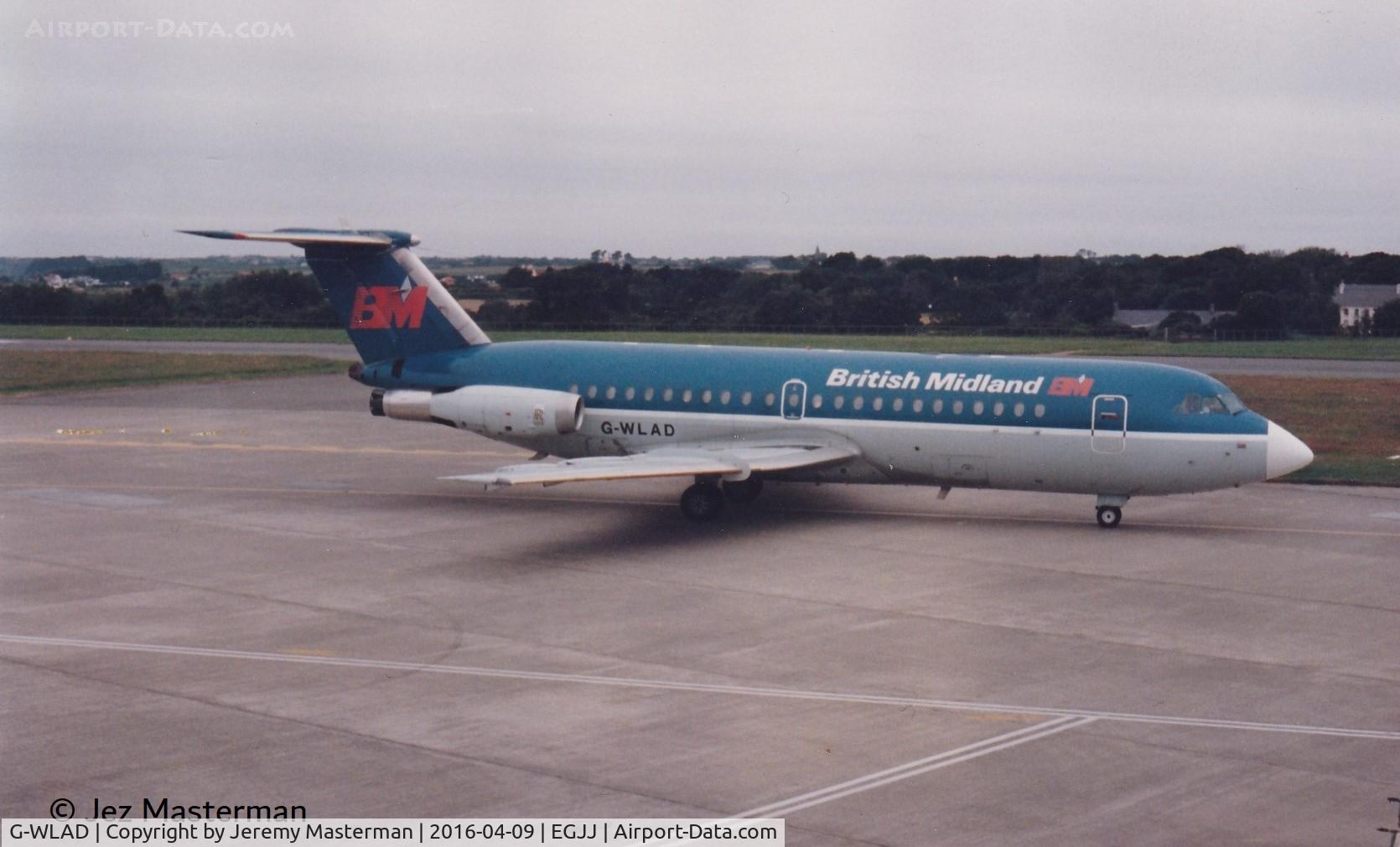 G-WLAD, 1966 BAC 111-304AX One-Eleven C/N BAC.112, British Midland Airways leased from Airways Intl. Cymru